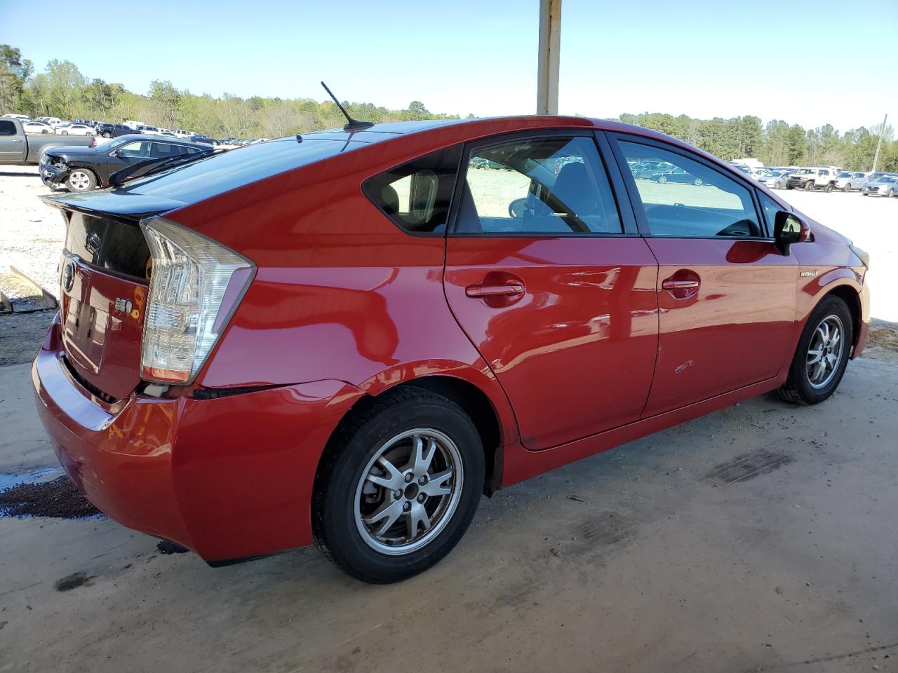 2011 Toyota Prius Red vin: JTDKN3DU9B0258738