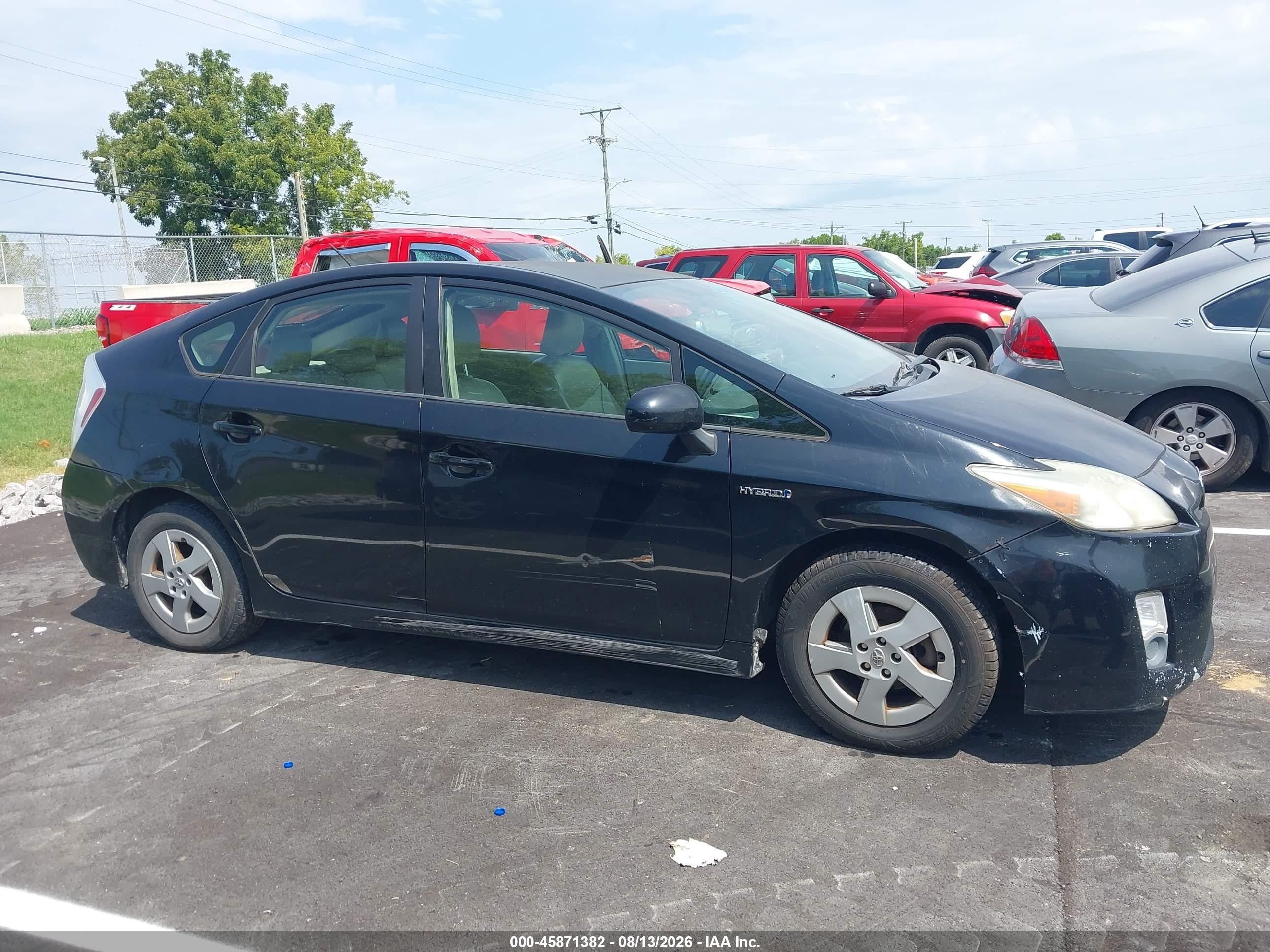 2011 Toyota Prius Three Black vin: JTDKN3DU9B0262174