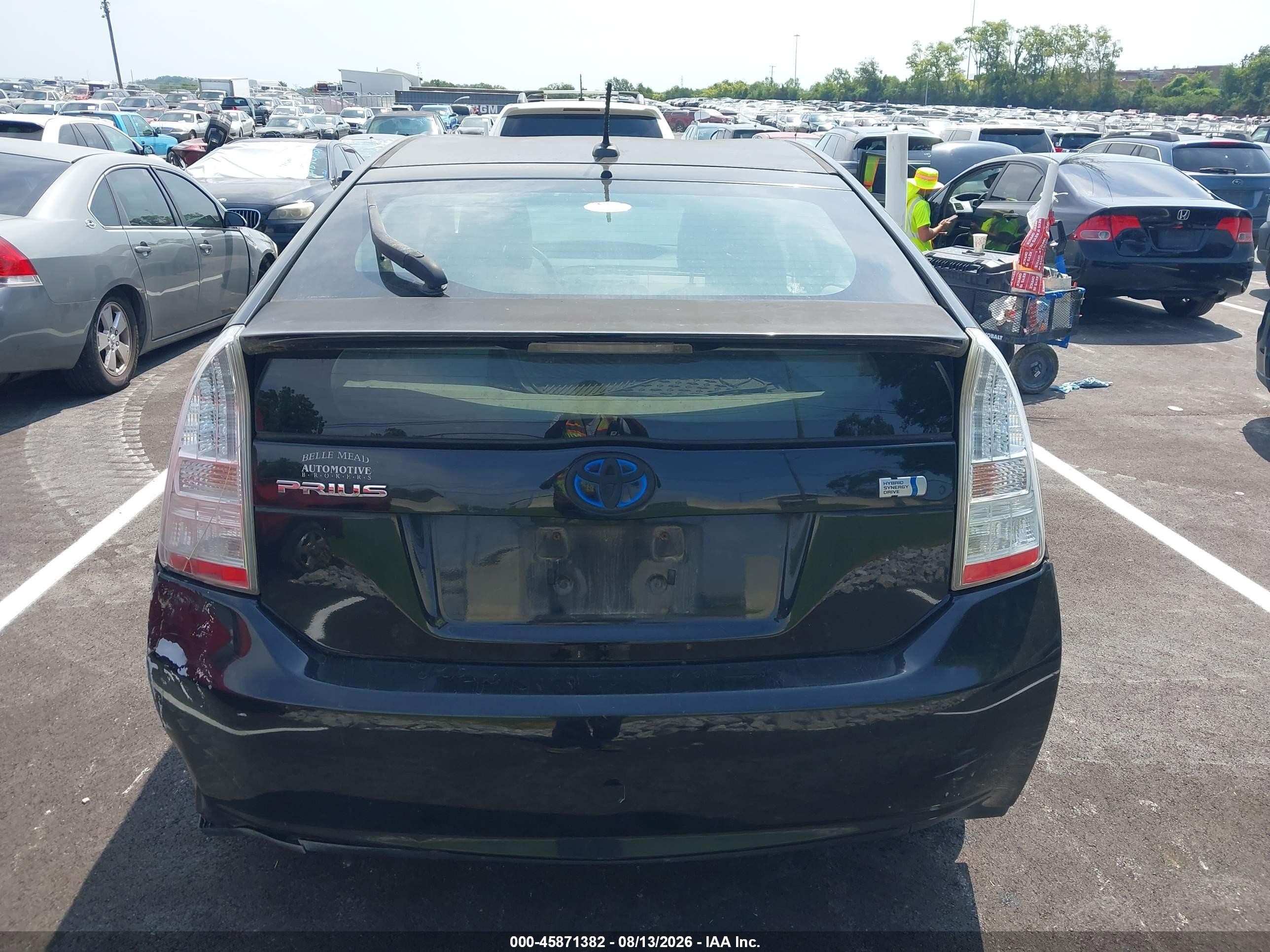 2011 Toyota Prius Three Black vin: JTDKN3DU9B0262174