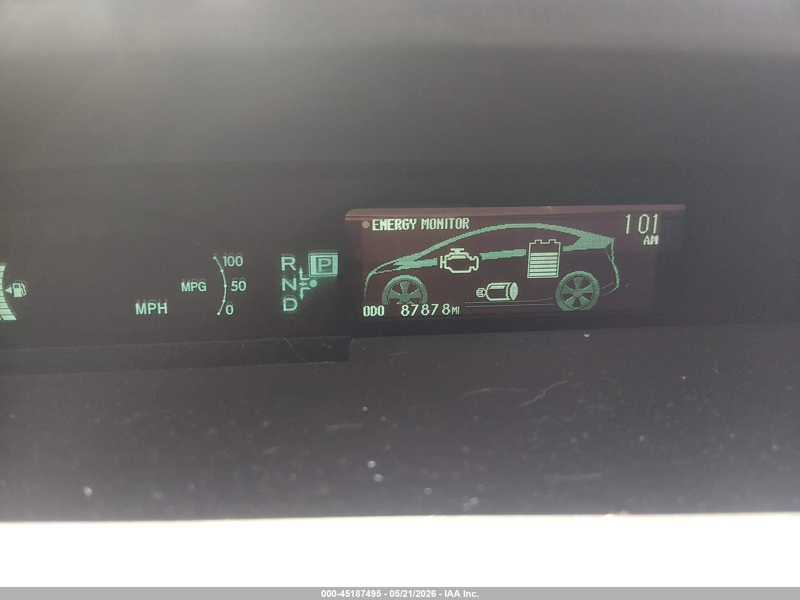2011 Toyota Prius Two Gray vin: JTDKN3DU9B0267374
