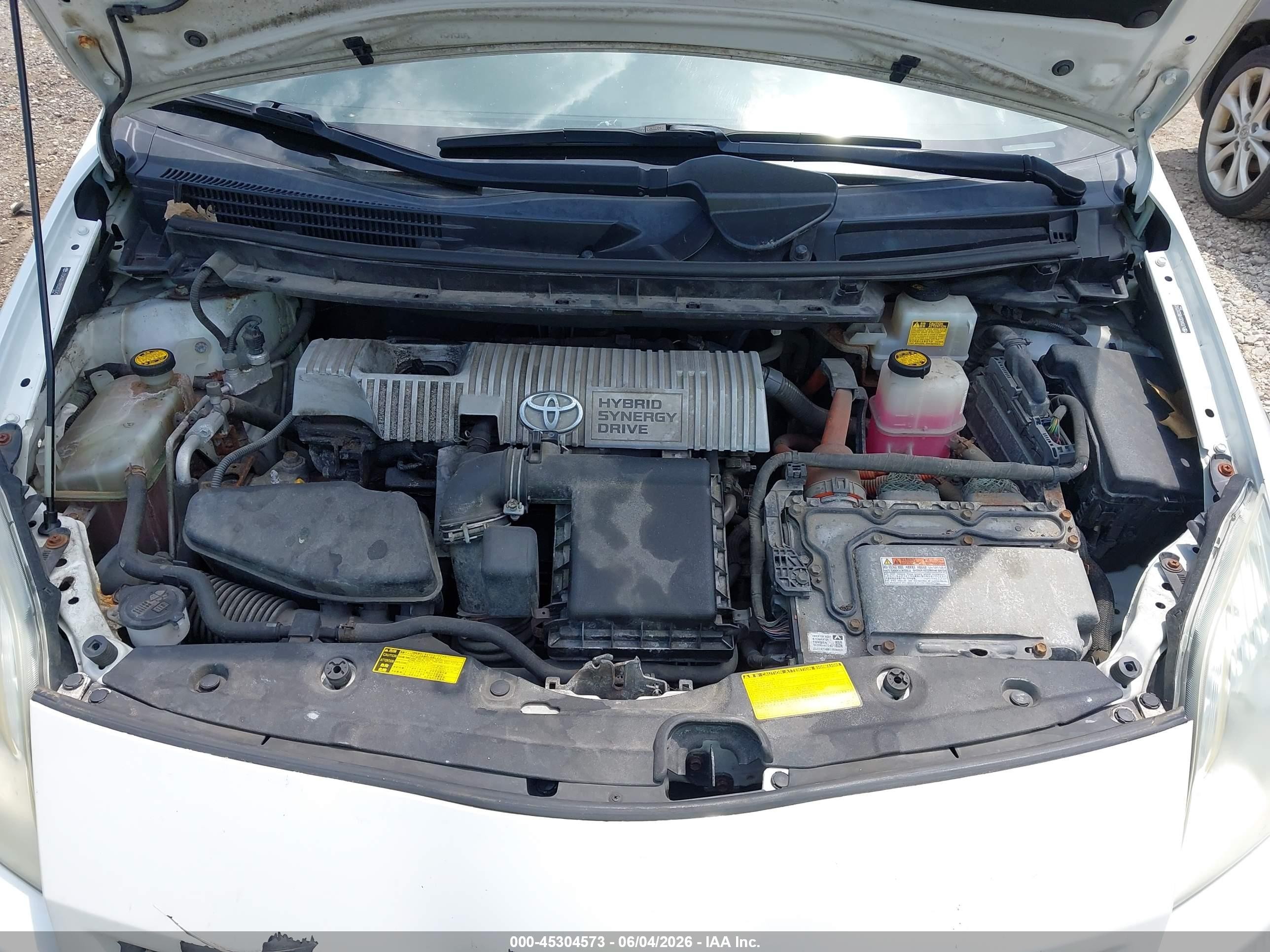 2011 Toyota Prius Two Белый vin: JTDKN3DU9B0283042