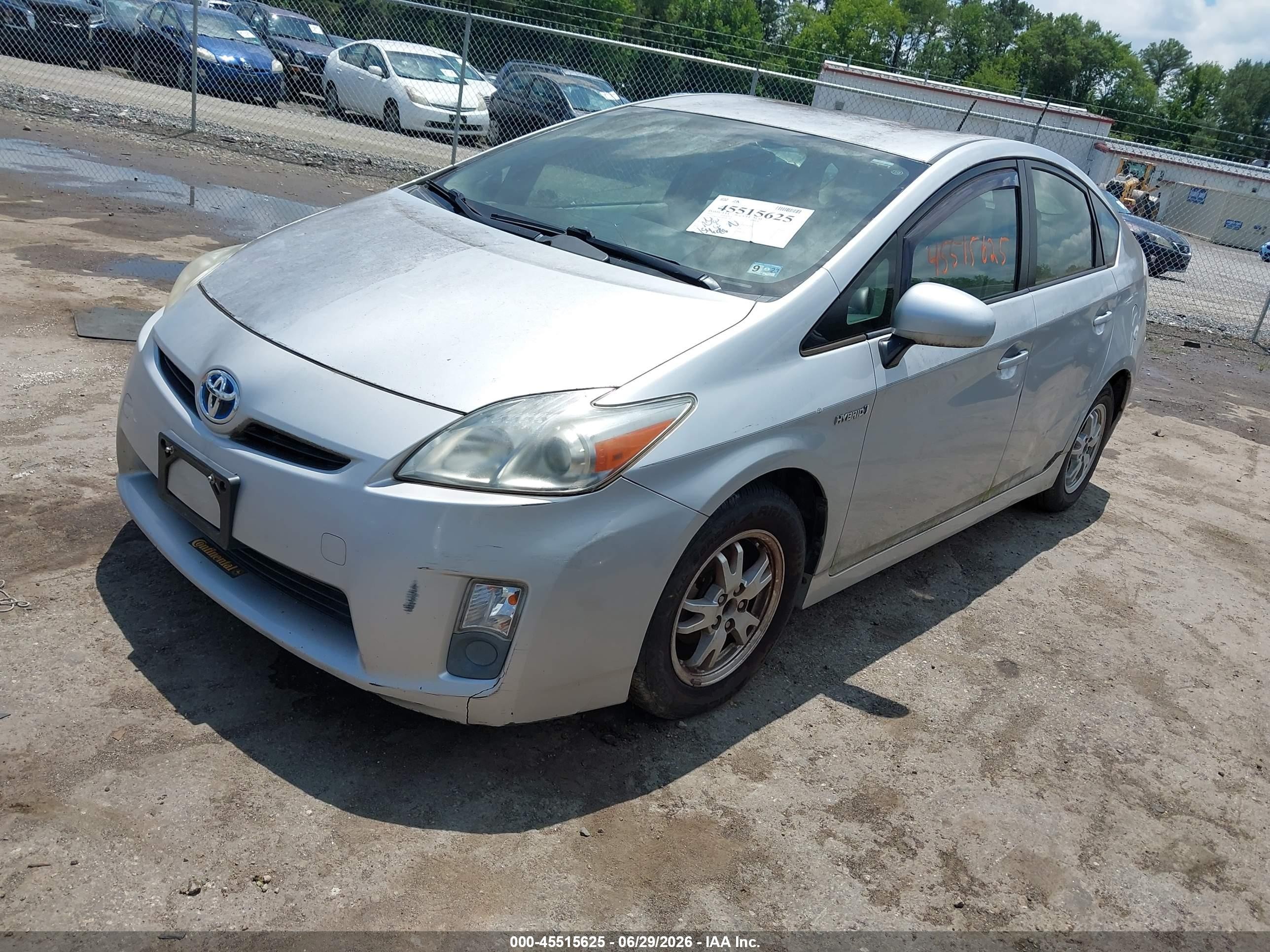 2011 Toyota Prius Four Silver vin: JTDKN3DU9B0285390