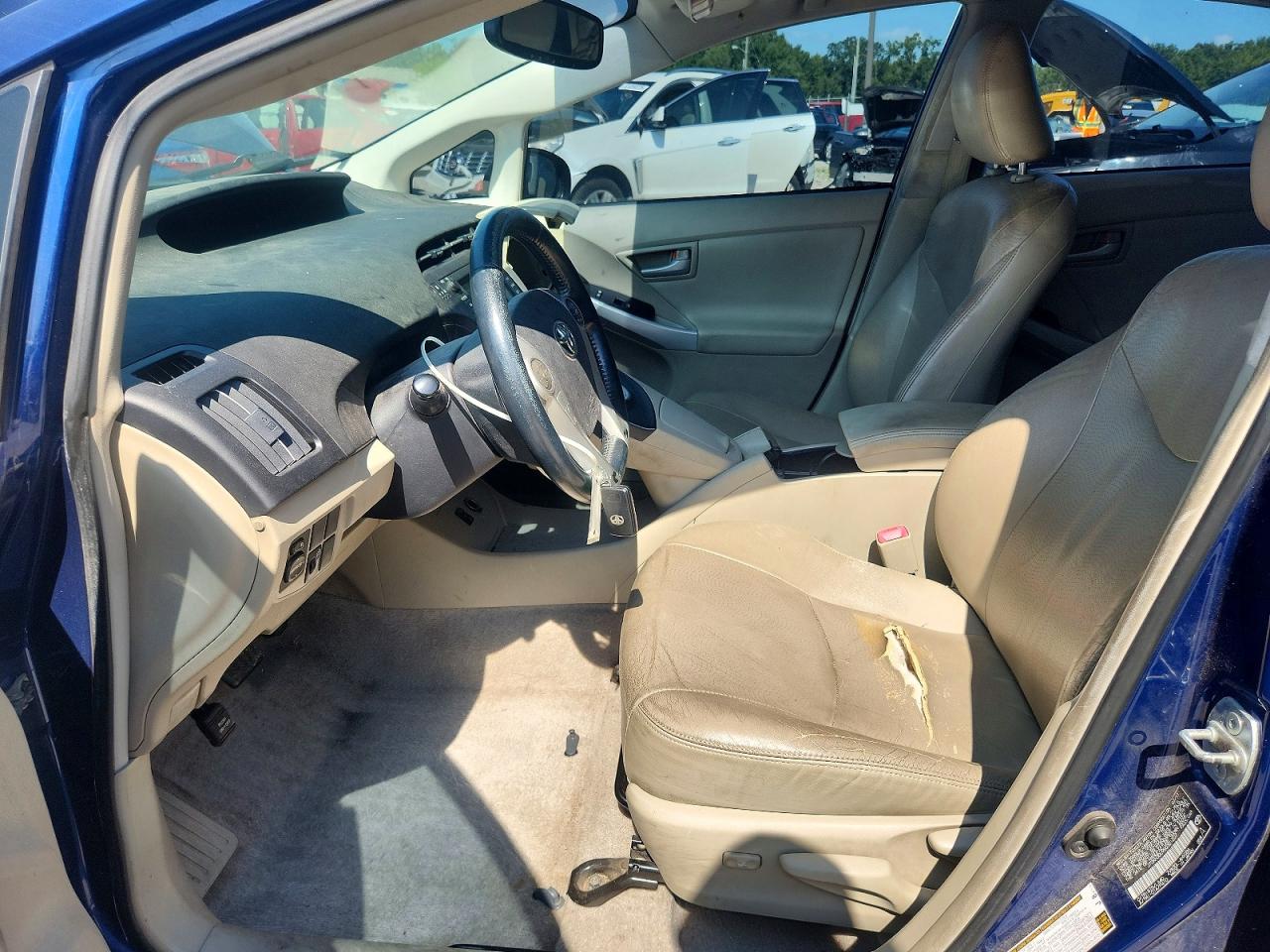 2011 Toyota Prius Four Blue vin: JTDKN3DU9B0321207