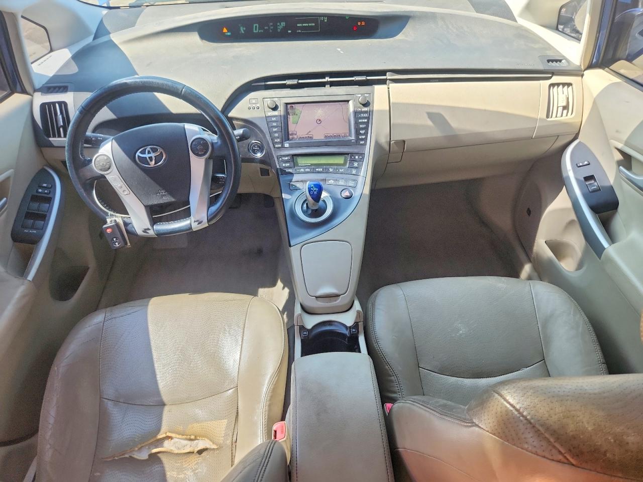 2011 Toyota Prius Four Blue vin: JTDKN3DU9B0321207