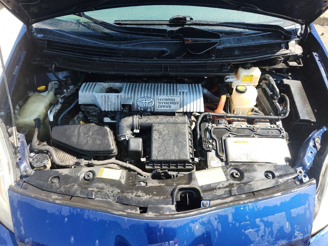 2011 Toyota Prius Four Blue vin: JTDKN3DU9B0321207