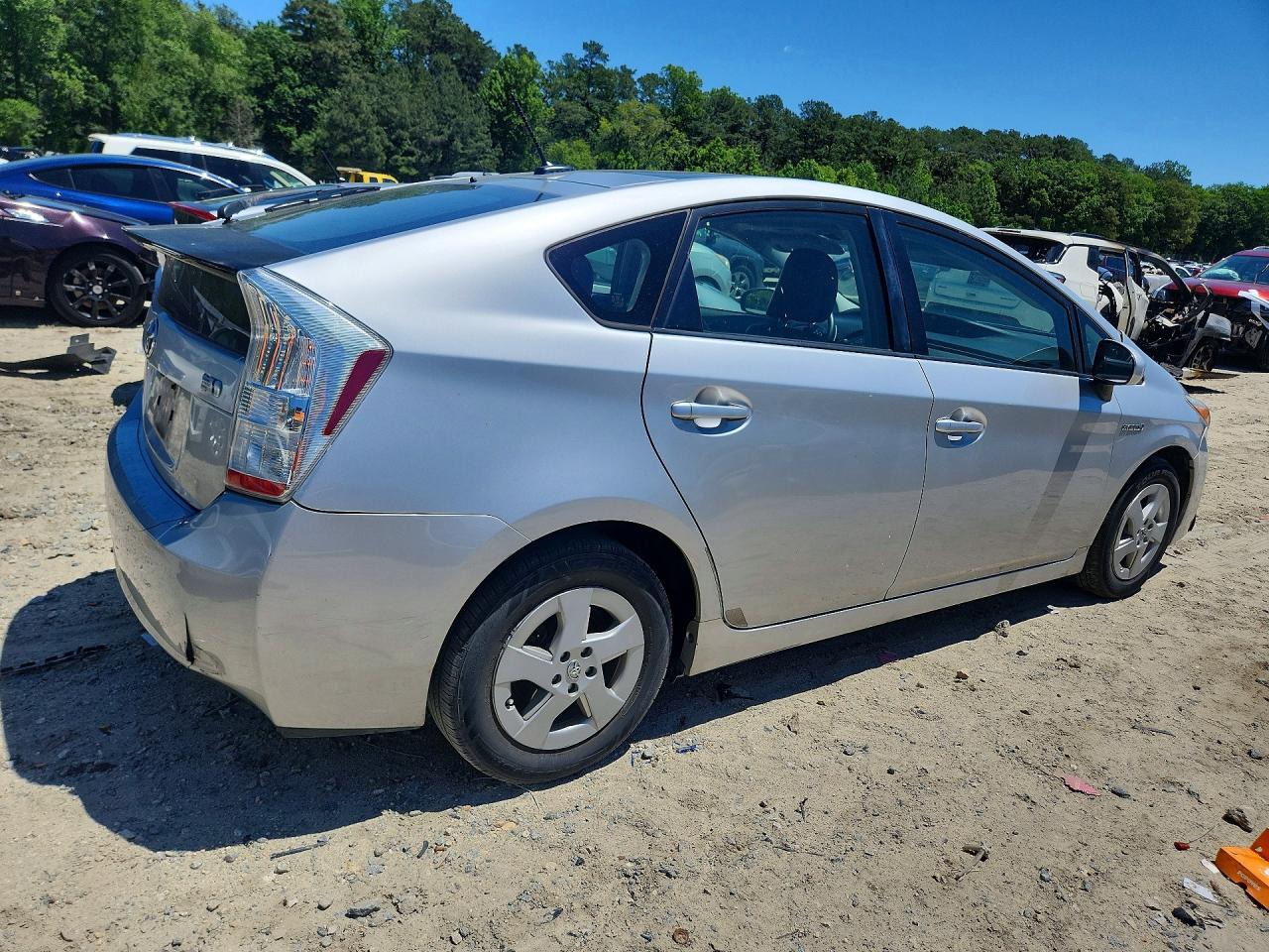 2011 Toyota Prius Four Silver vin: JTDKN3DU9B0322552
