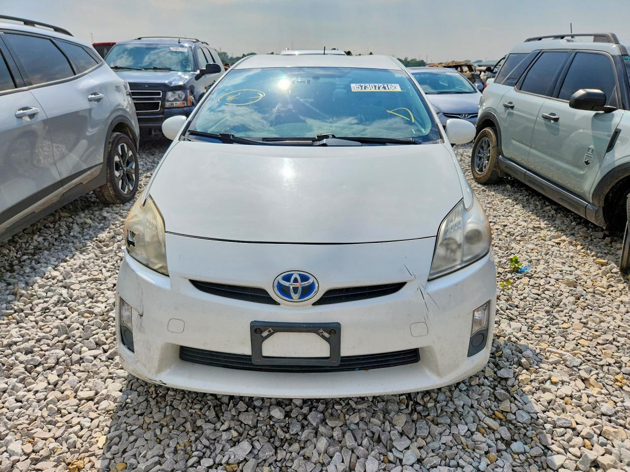 2011 Toyota Prius Two White vin: JTDKN3DU9B0328402