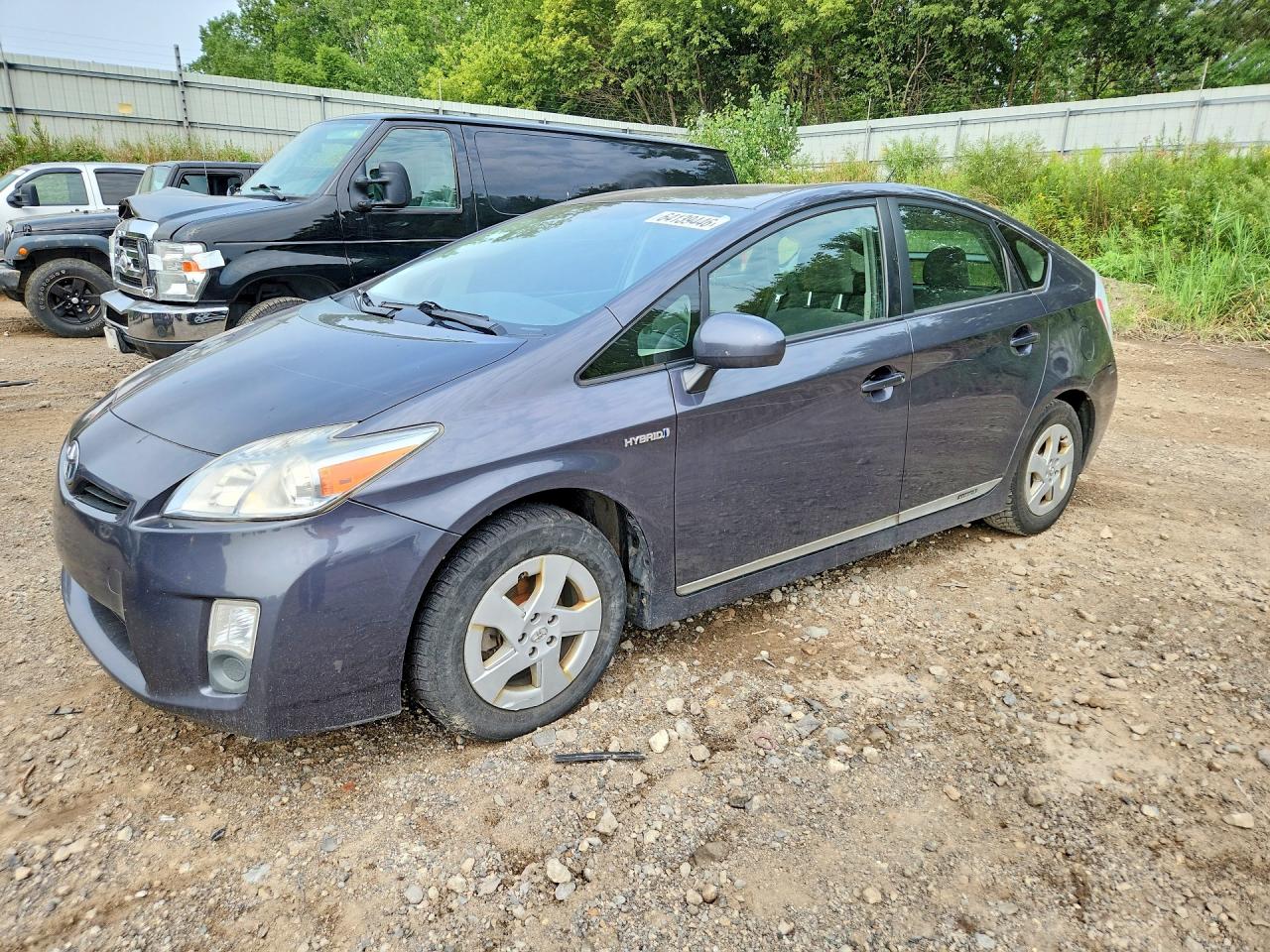 2011 Toyota Prius Two Gray vin: JTDKN3DU9B1384303