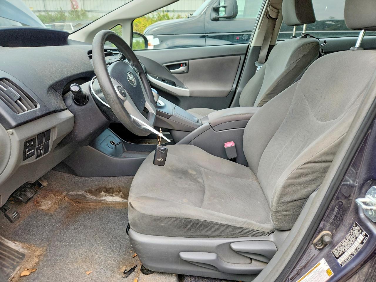 2011 Toyota Prius Two Gray vin: JTDKN3DU9B1384303