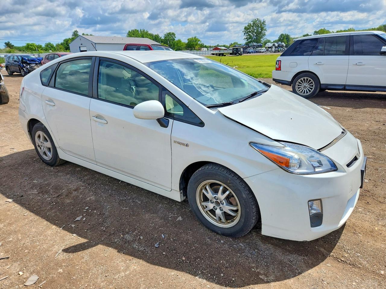 2011 Toyota Prius Three White vin: JTDKN3DU9B1432897