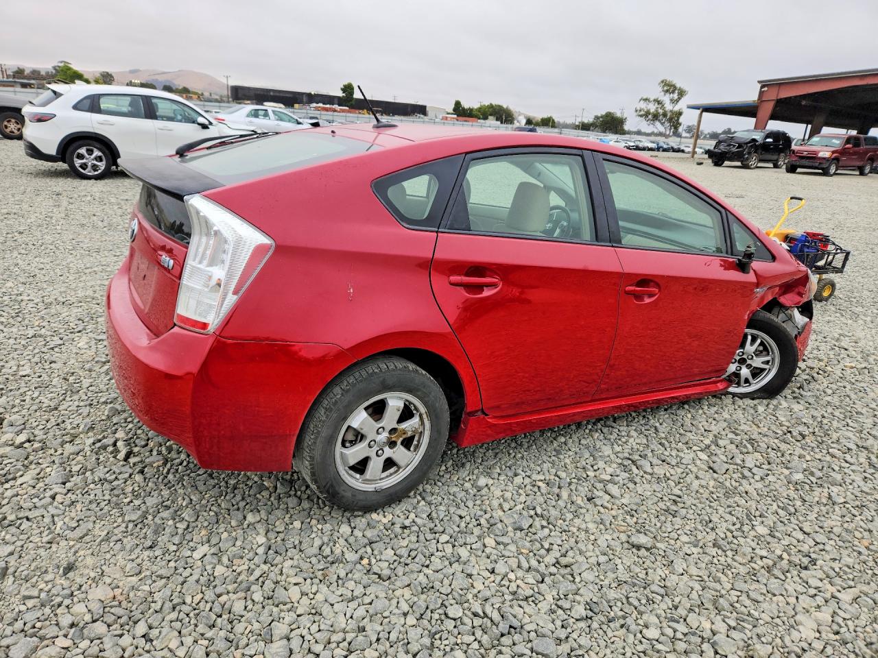2011 Toyota Prius Two Red vin: JTDKN3DU9B1475281