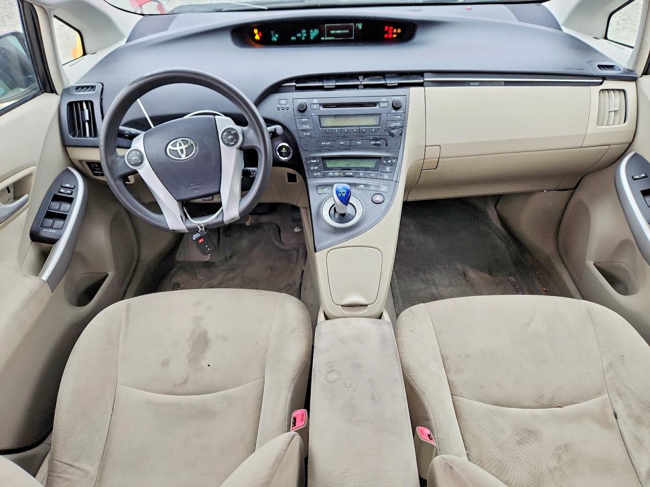 2011 Toyota Prius Two Red vin: JTDKN3DU9B1475281