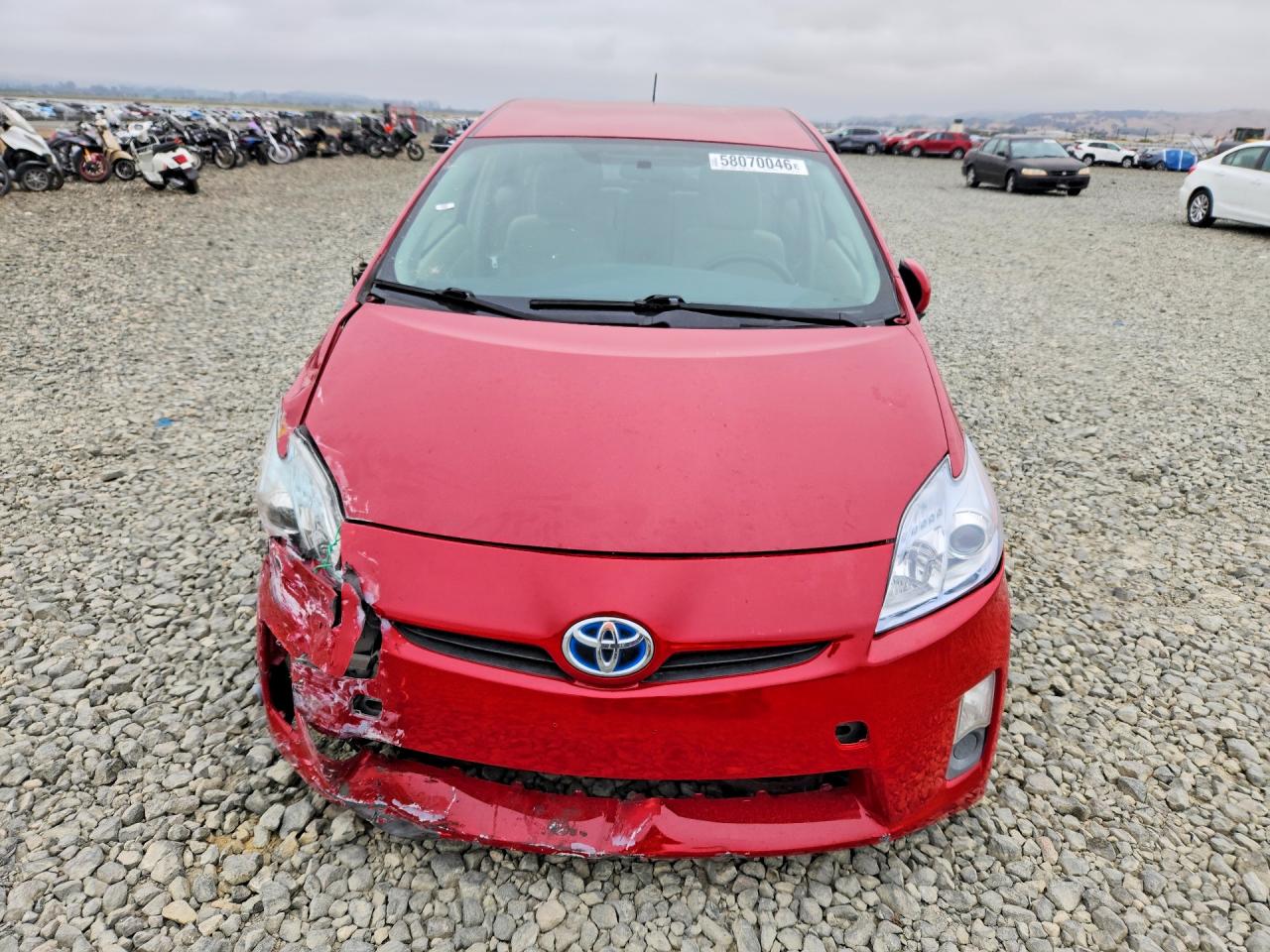 2011 Toyota Prius Two Red vin: JTDKN3DU9B1475281