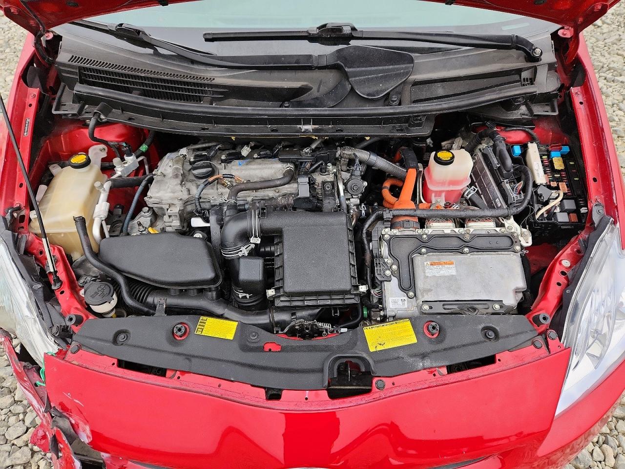 2011 Toyota Prius Two Red vin: JTDKN3DU9B1475281