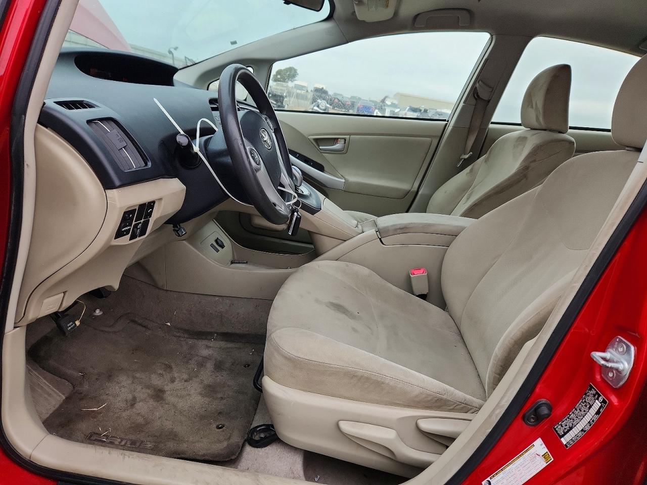 2011 Toyota Prius Two Red vin: JTDKN3DU9B1475281