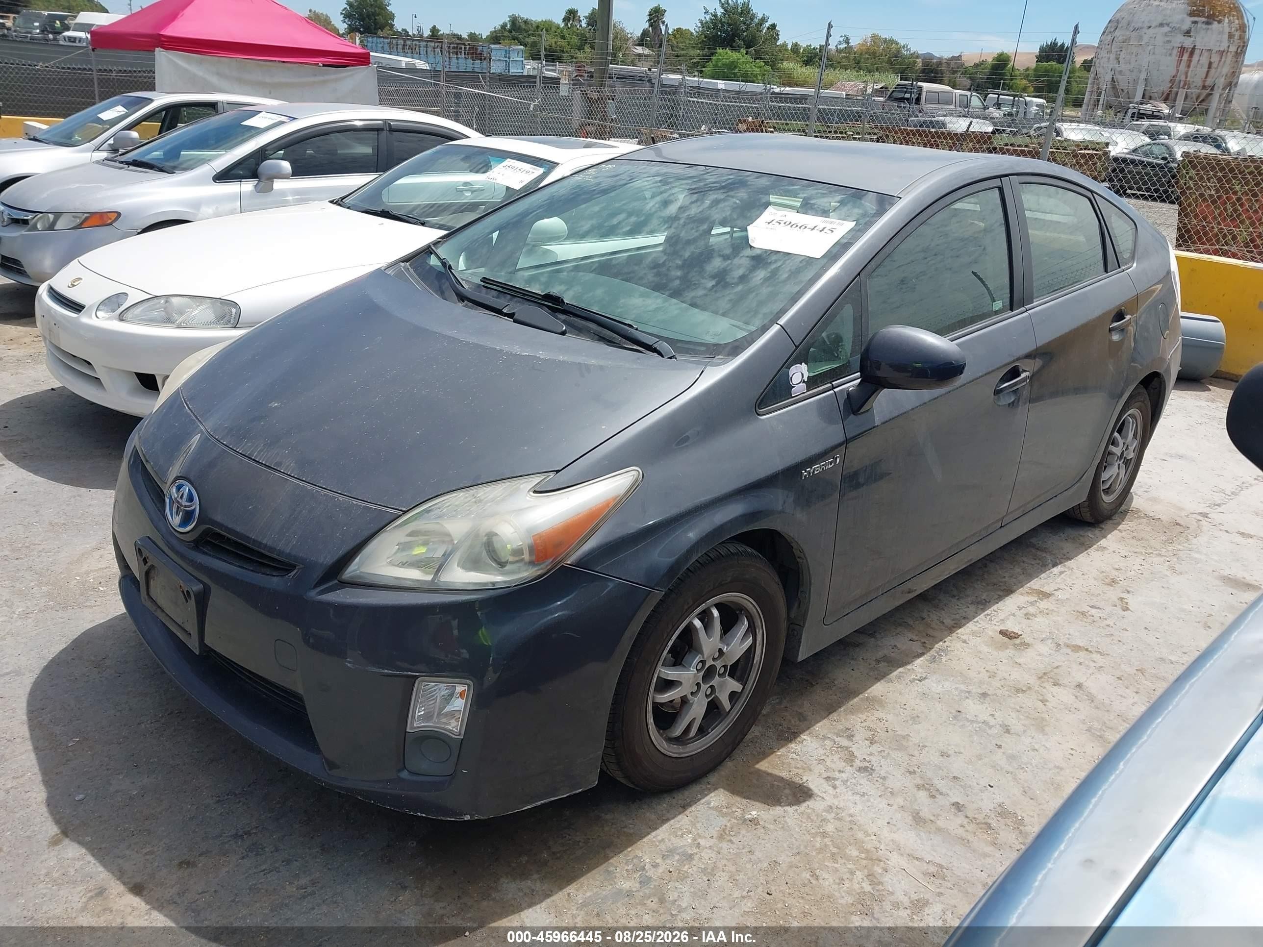2011 Toyota Prius Two Серый vin: JTDKN3DU9B5311862