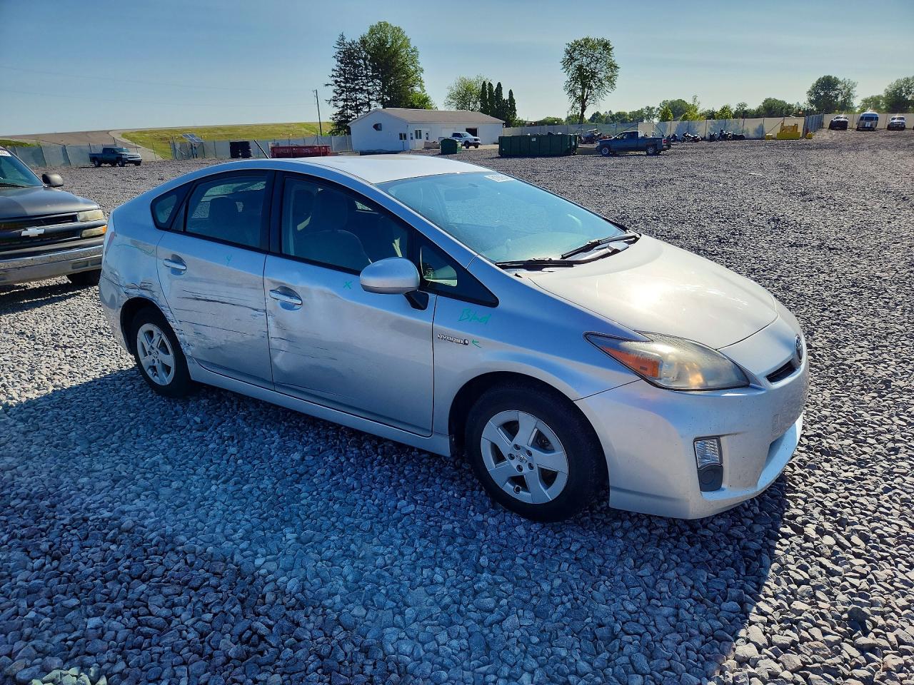 2011 Toyota Prius Three Silver vin: JTDKN3DU9B5314132