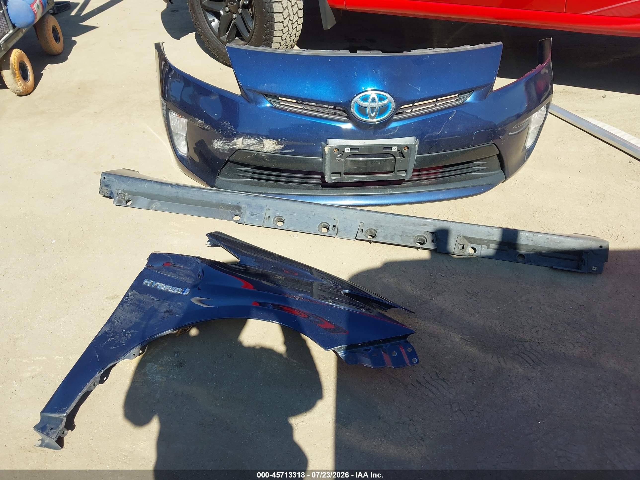 2012 Toyota Prius Two Blue vin: JTDKN3DU9C0333696