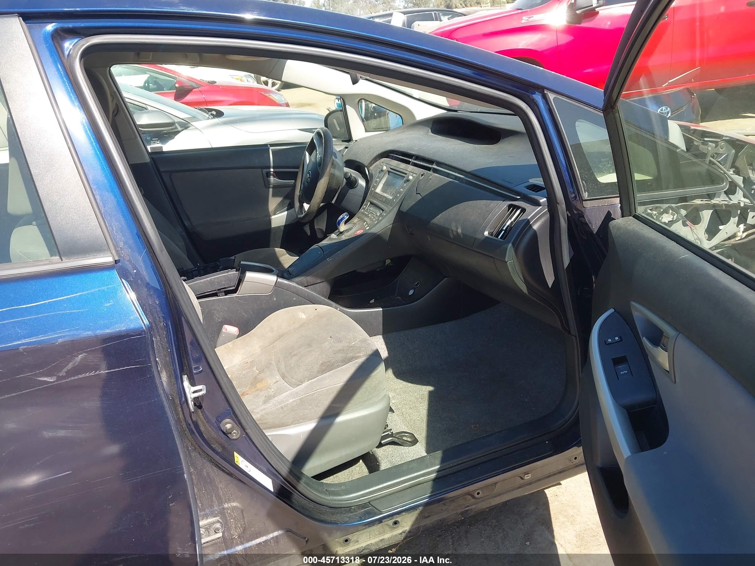 2012 Toyota Prius Two Blue vin: JTDKN3DU9C0333696