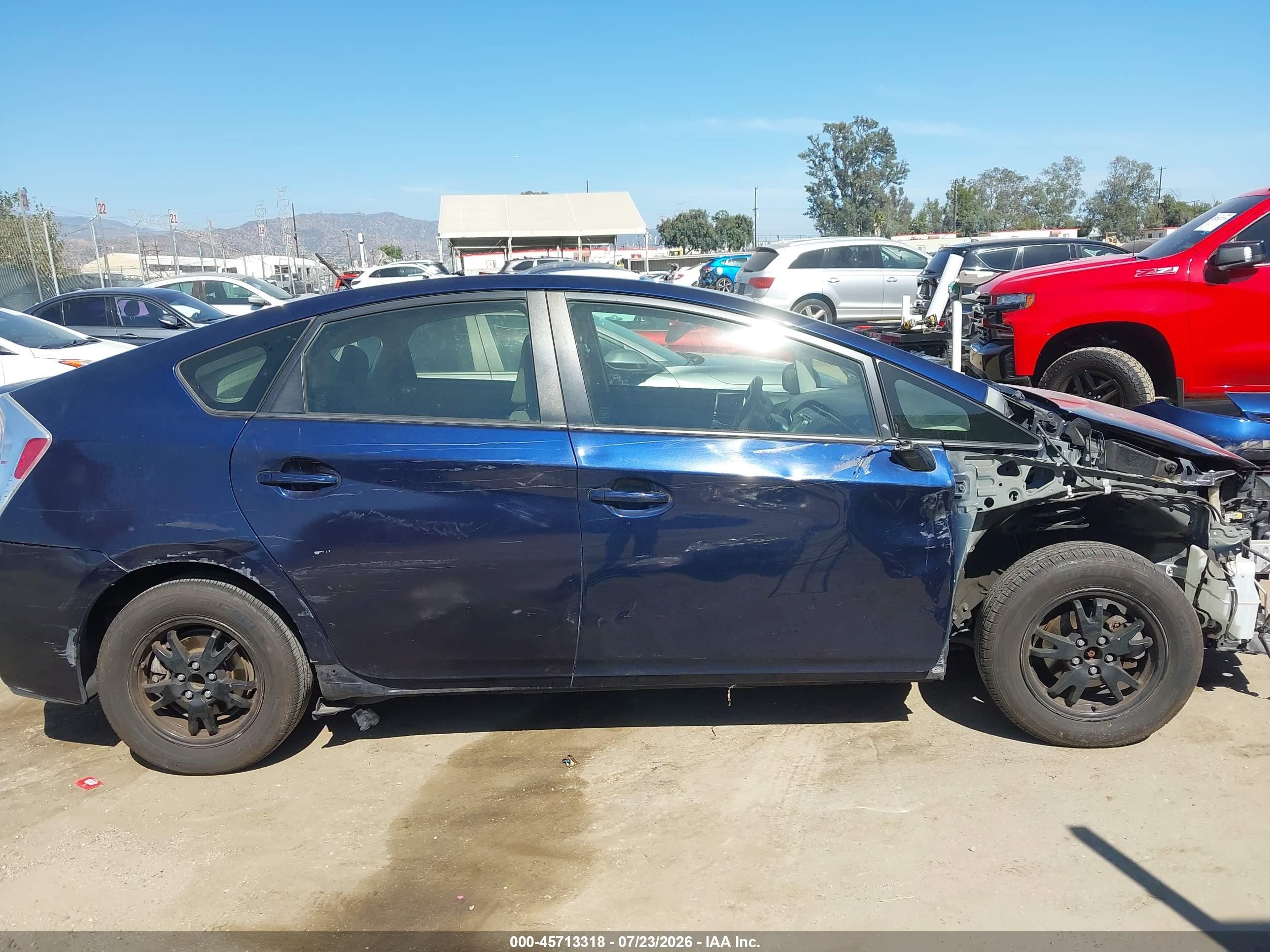 2012 Toyota Prius Two Blue vin: JTDKN3DU9C0333696