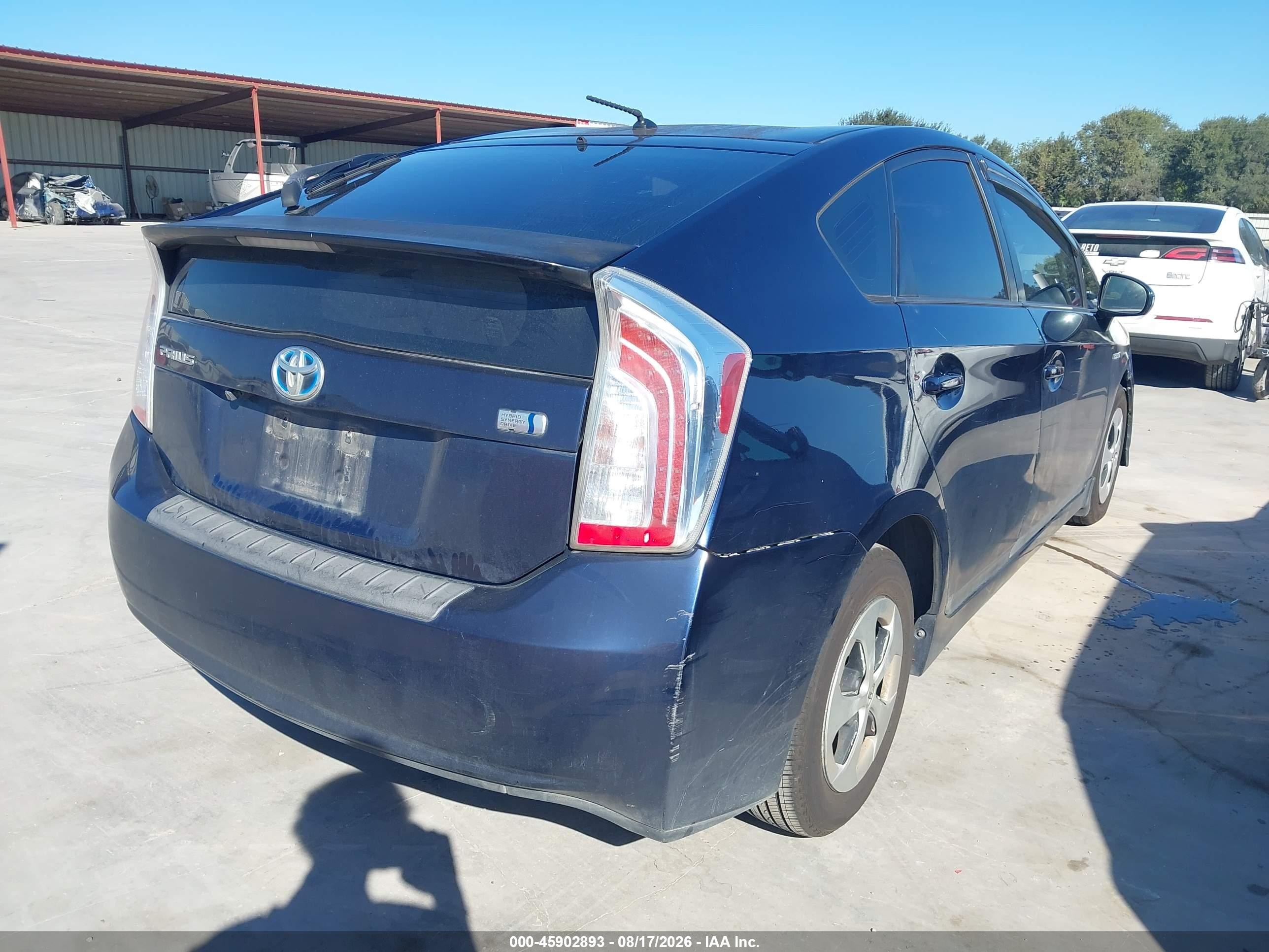 2012 Toyota Prius Two Dark Blue vin: JTDKN3DU9C0336520
