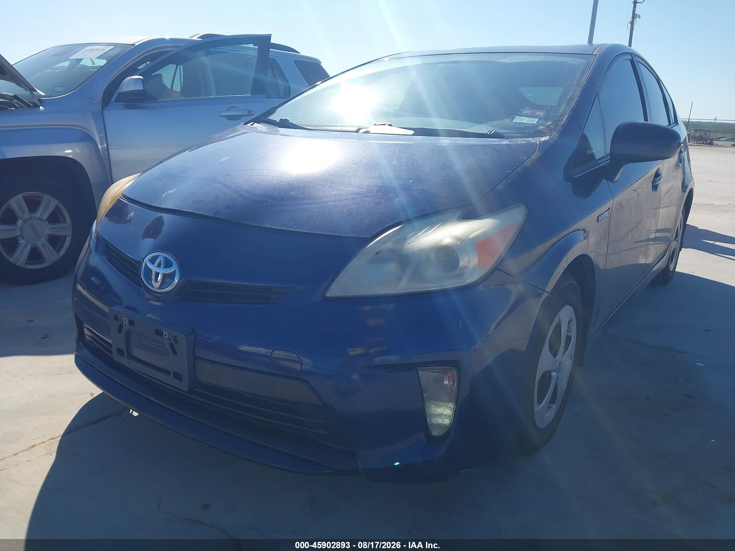 2012 Toyota Prius Two Dark Blue vin: JTDKN3DU9C0336520