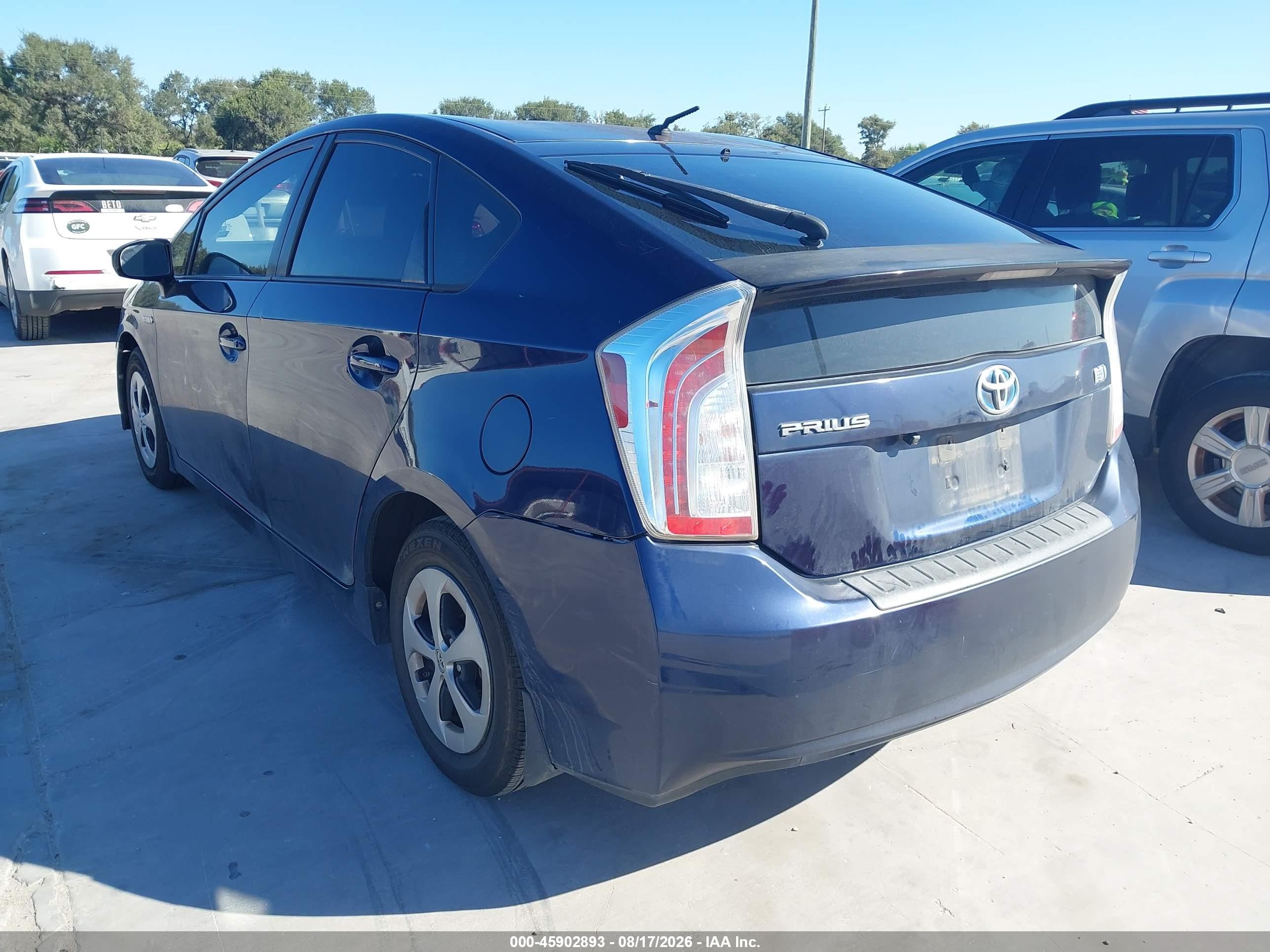 2012 Toyota Prius Two Dark Blue vin: JTDKN3DU9C0336520