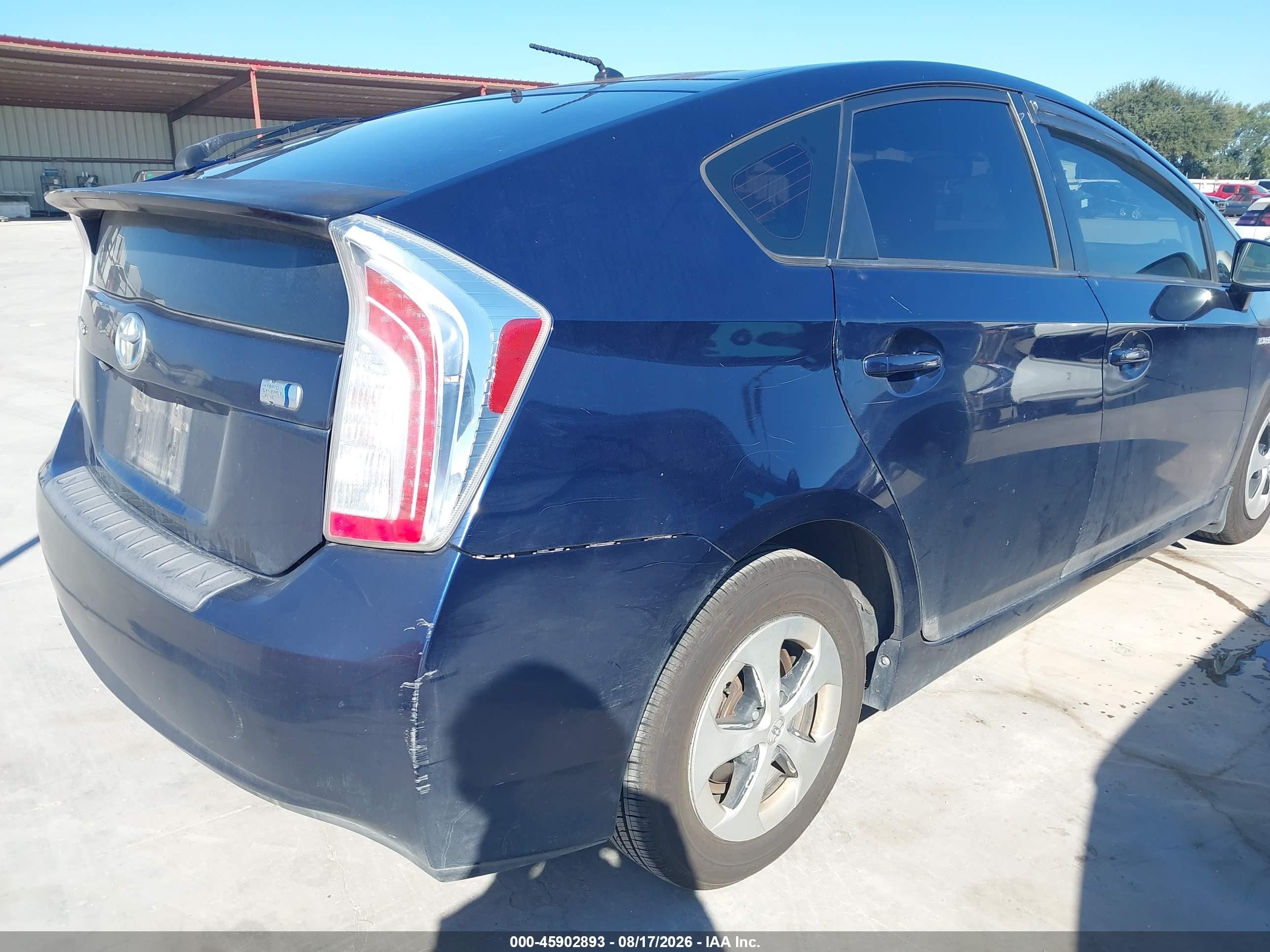 2012 Toyota Prius Two Dark Blue vin: JTDKN3DU9C0336520