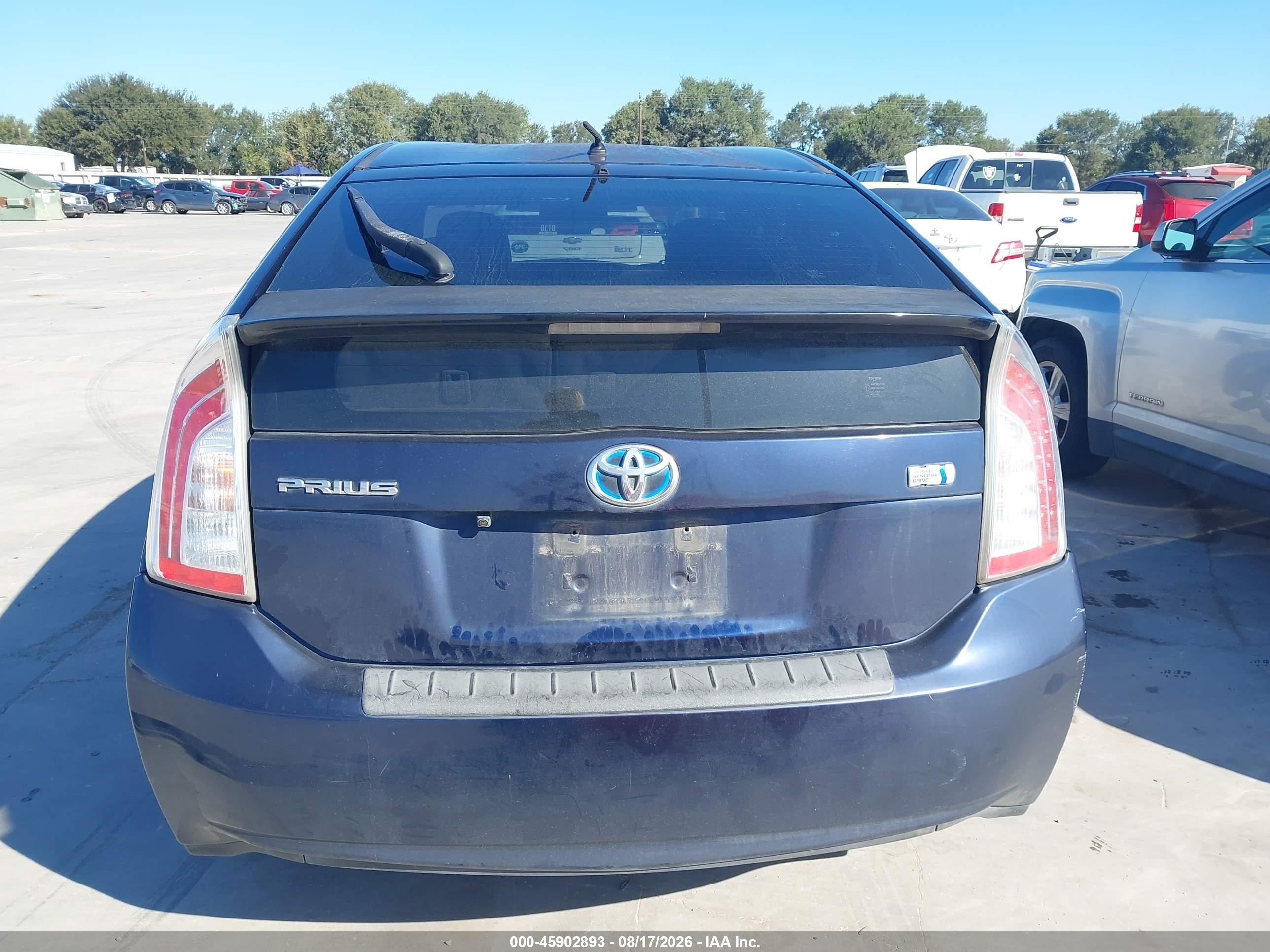 2012 Toyota Prius Two Dark Blue vin: JTDKN3DU9C0336520