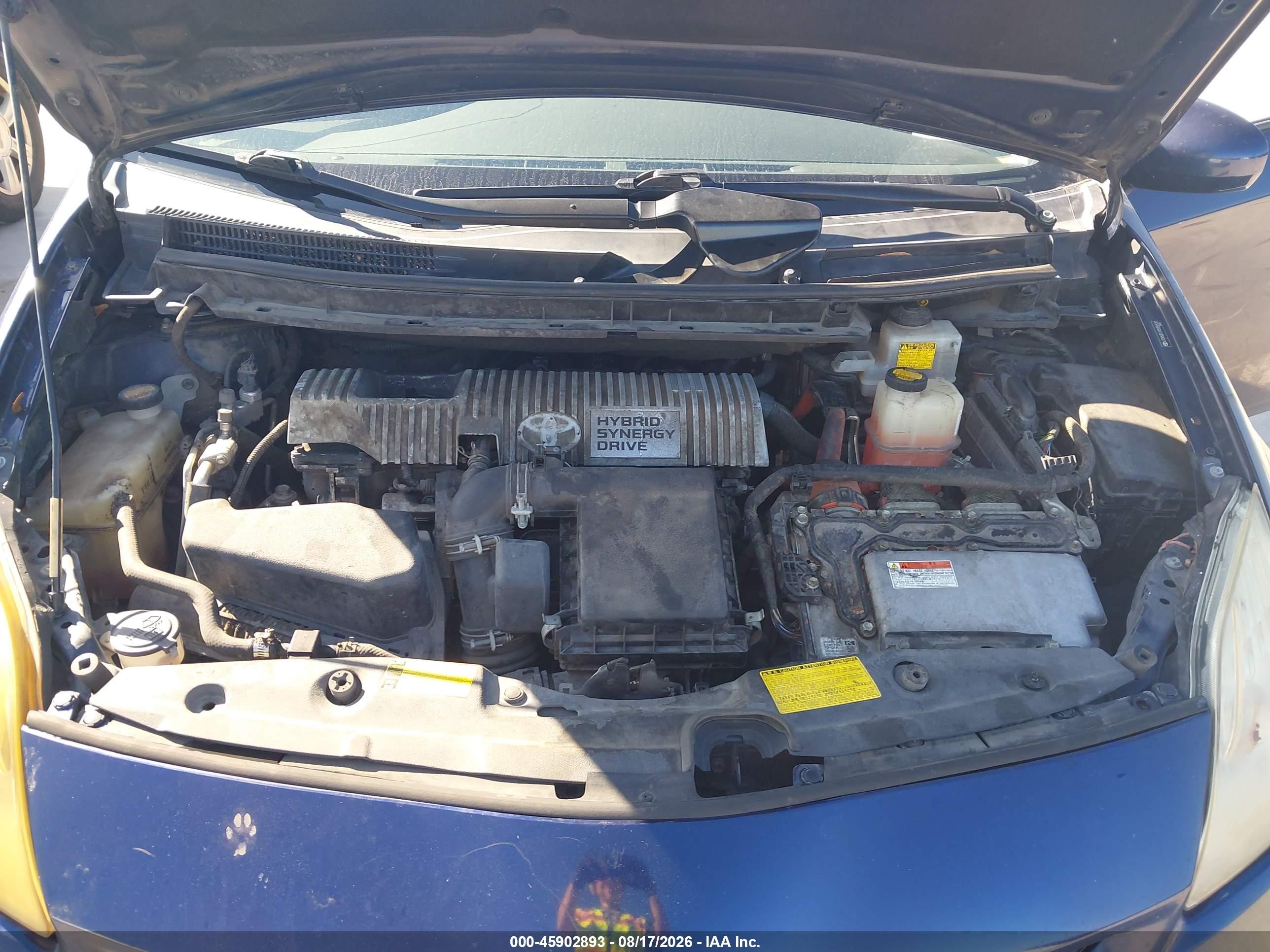 2012 Toyota Prius Two Dark Blue vin: JTDKN3DU9C0336520
