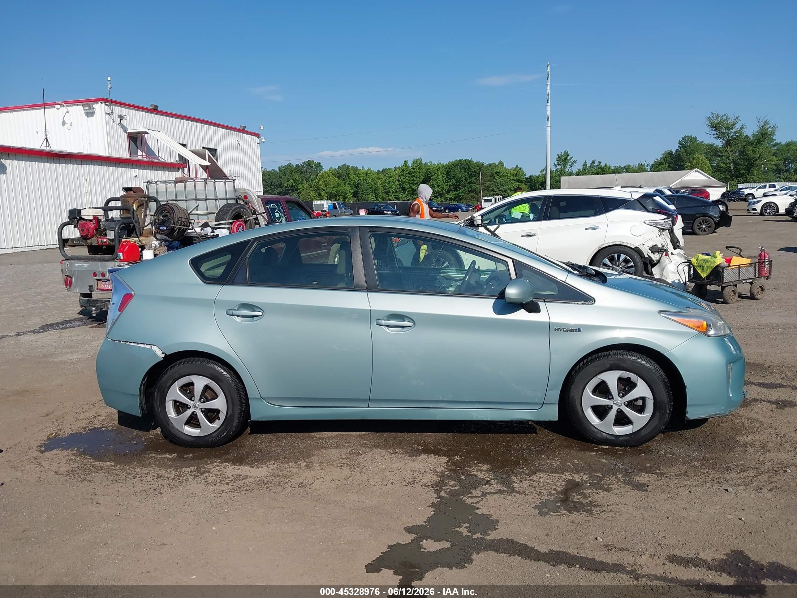 2012 Toyota Prius Three Blue vin: JTDKN3DU9C1491322