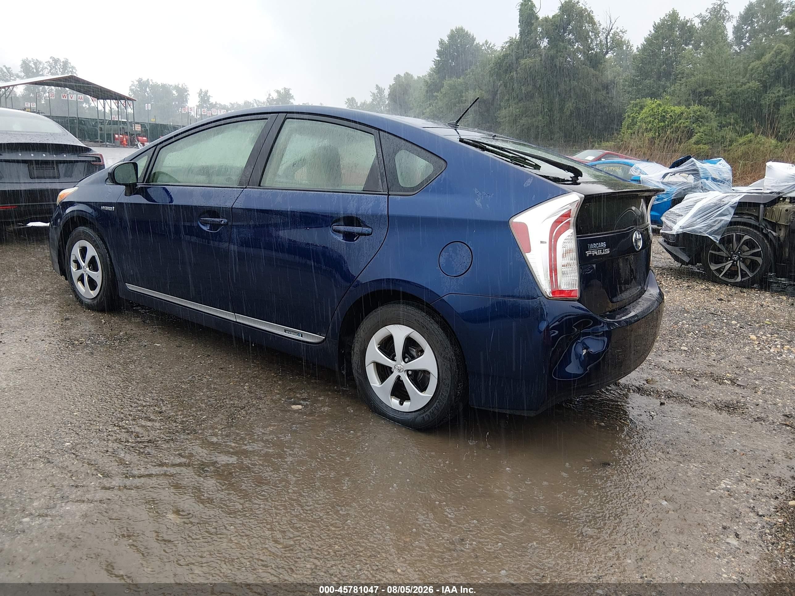 2012 Toyota Prius Two Blue vin: JTDKN3DU9C1560705