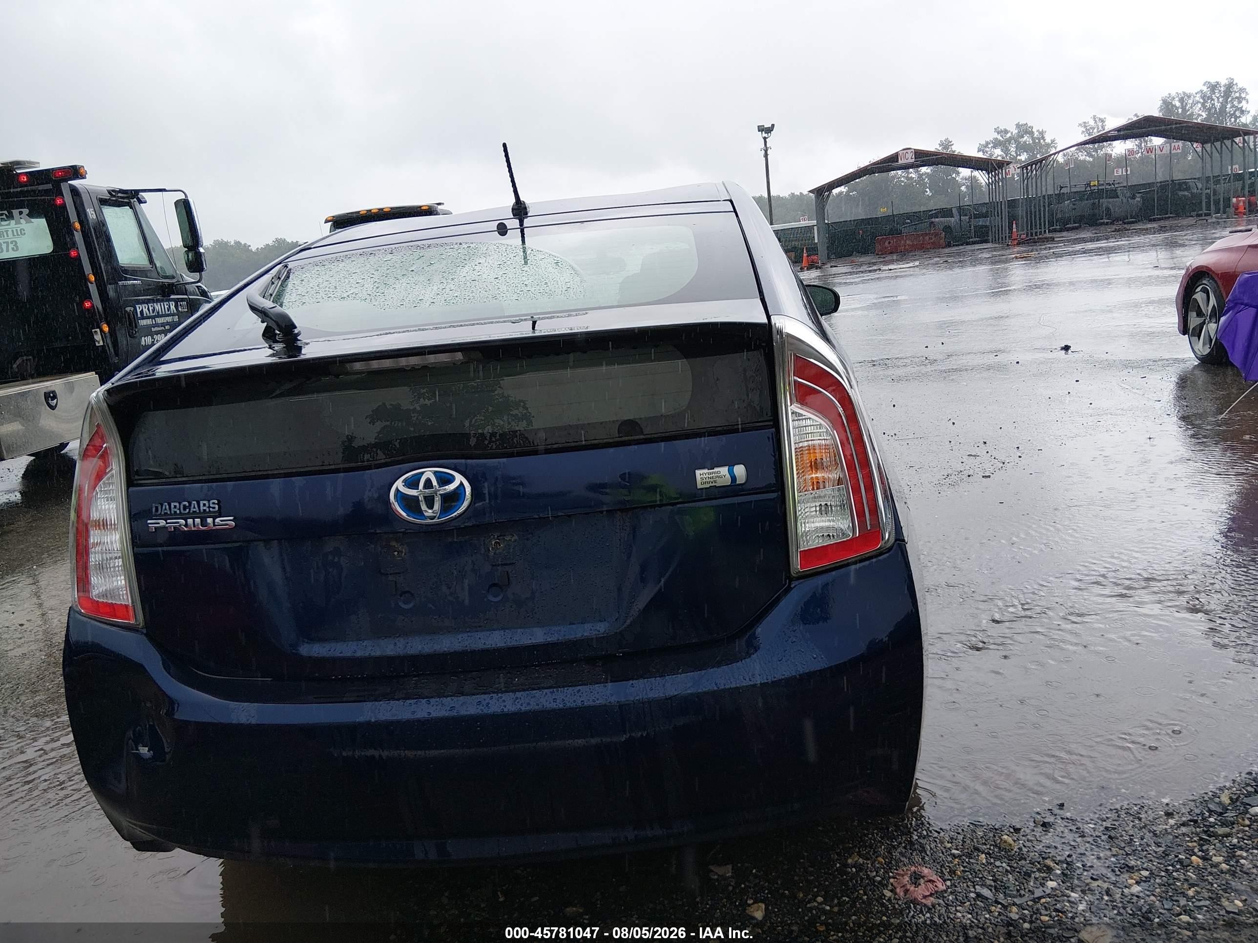 2012 Toyota Prius Two Blue vin: JTDKN3DU9C1560705
