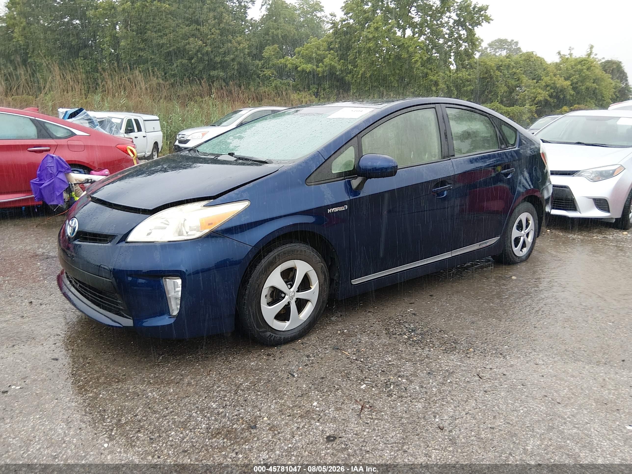 2012 Toyota Prius Two Blue vin: JTDKN3DU9C1560705