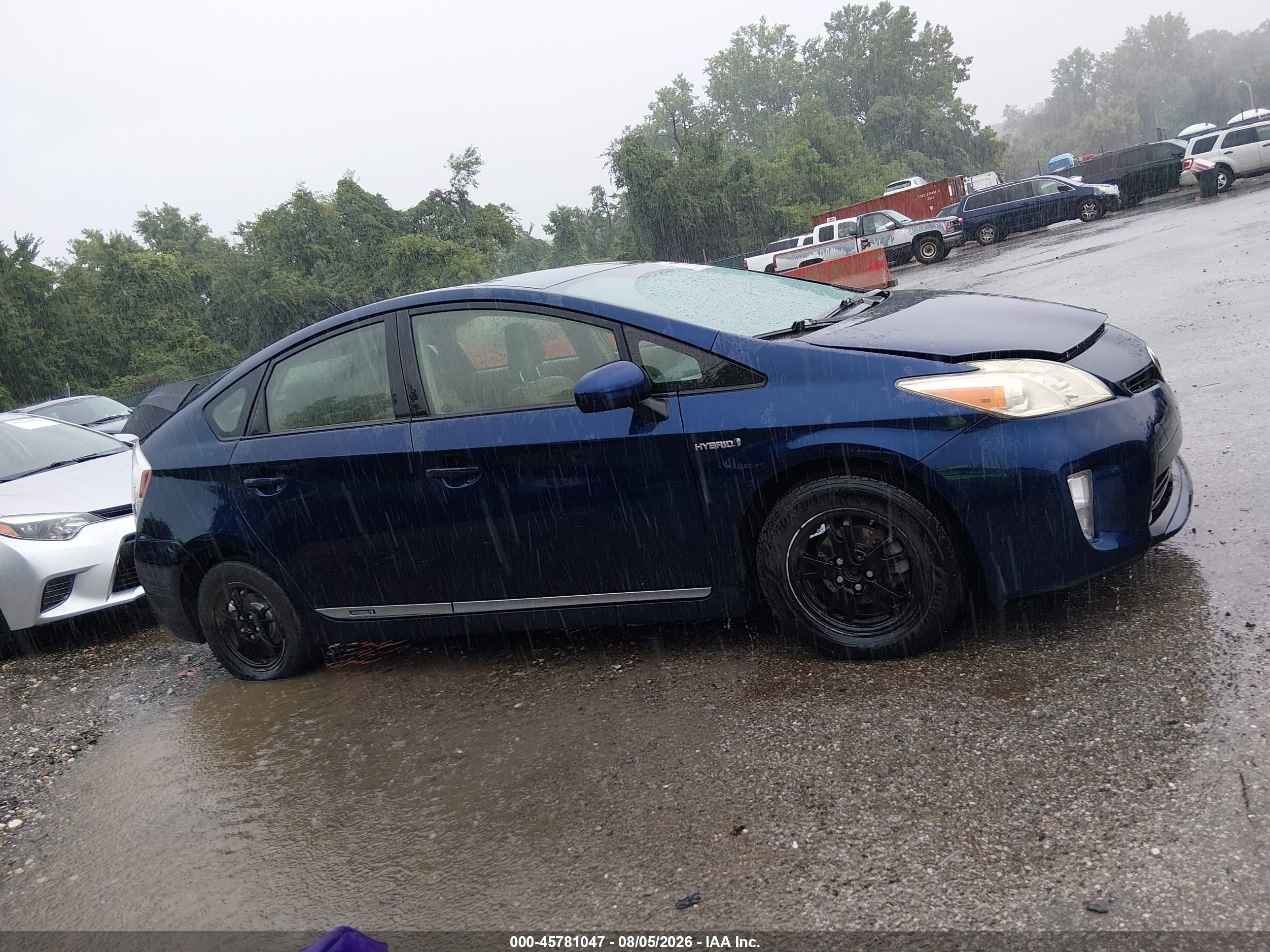 2012 Toyota Prius Two Blue vin: JTDKN3DU9C1560705