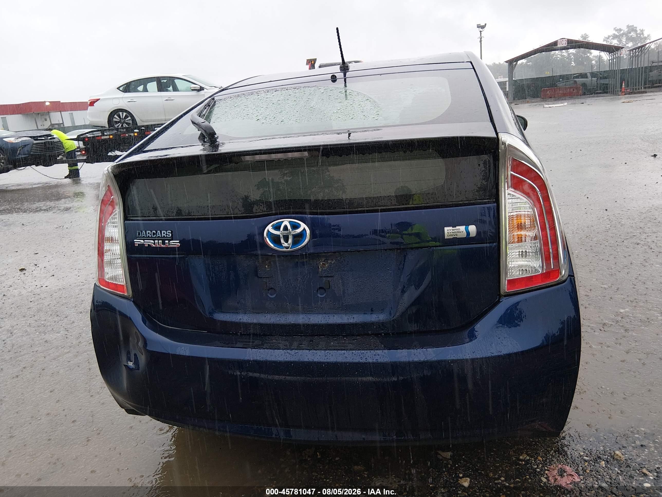 2012 Toyota Prius Two Blue vin: JTDKN3DU9C1560705