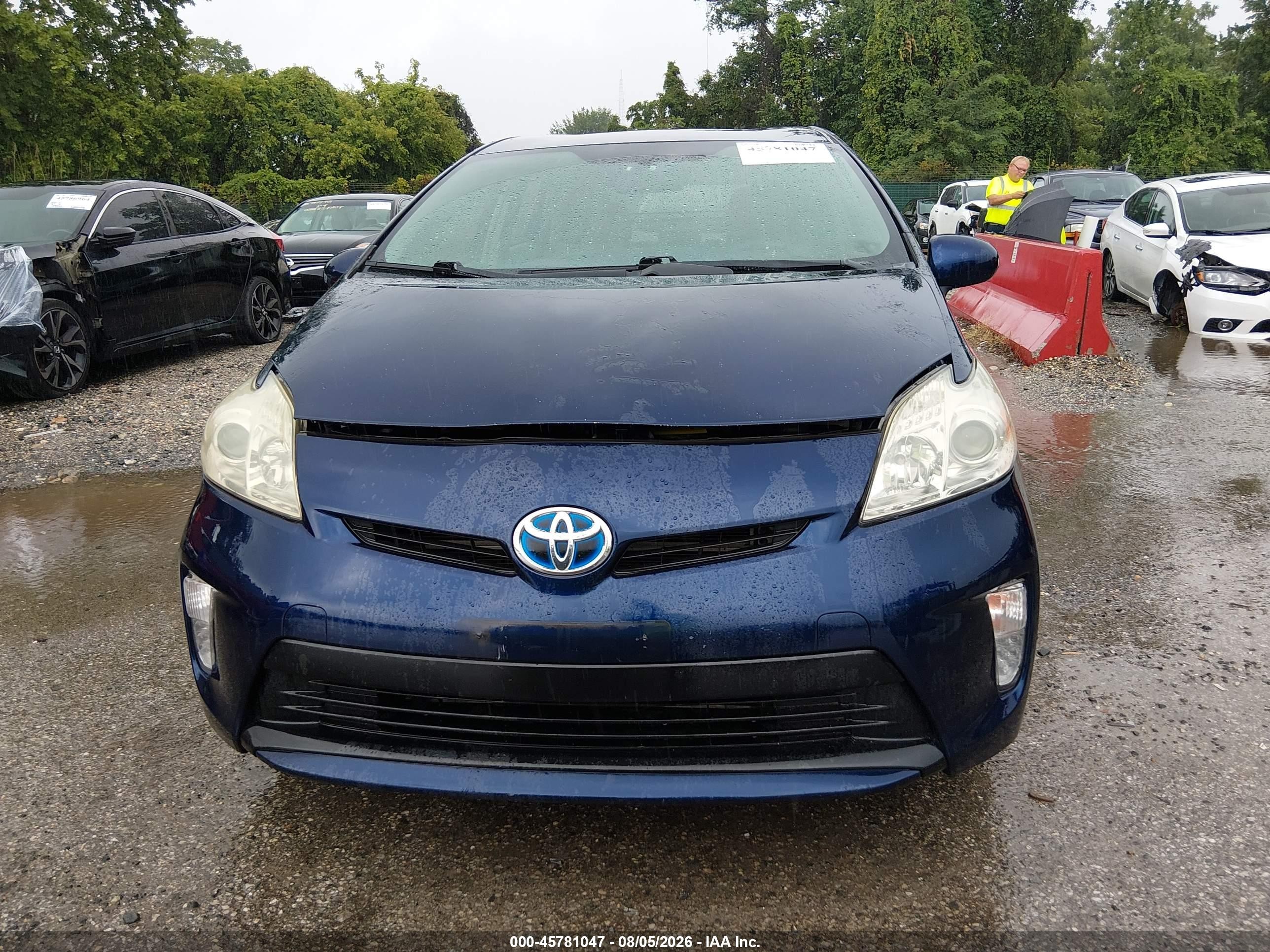 2012 Toyota Prius Two Blue vin: JTDKN3DU9C1560705