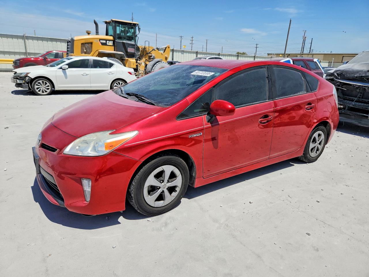 2012 Toyota Prius Four Red vin: JTDKN3DU9C1582557