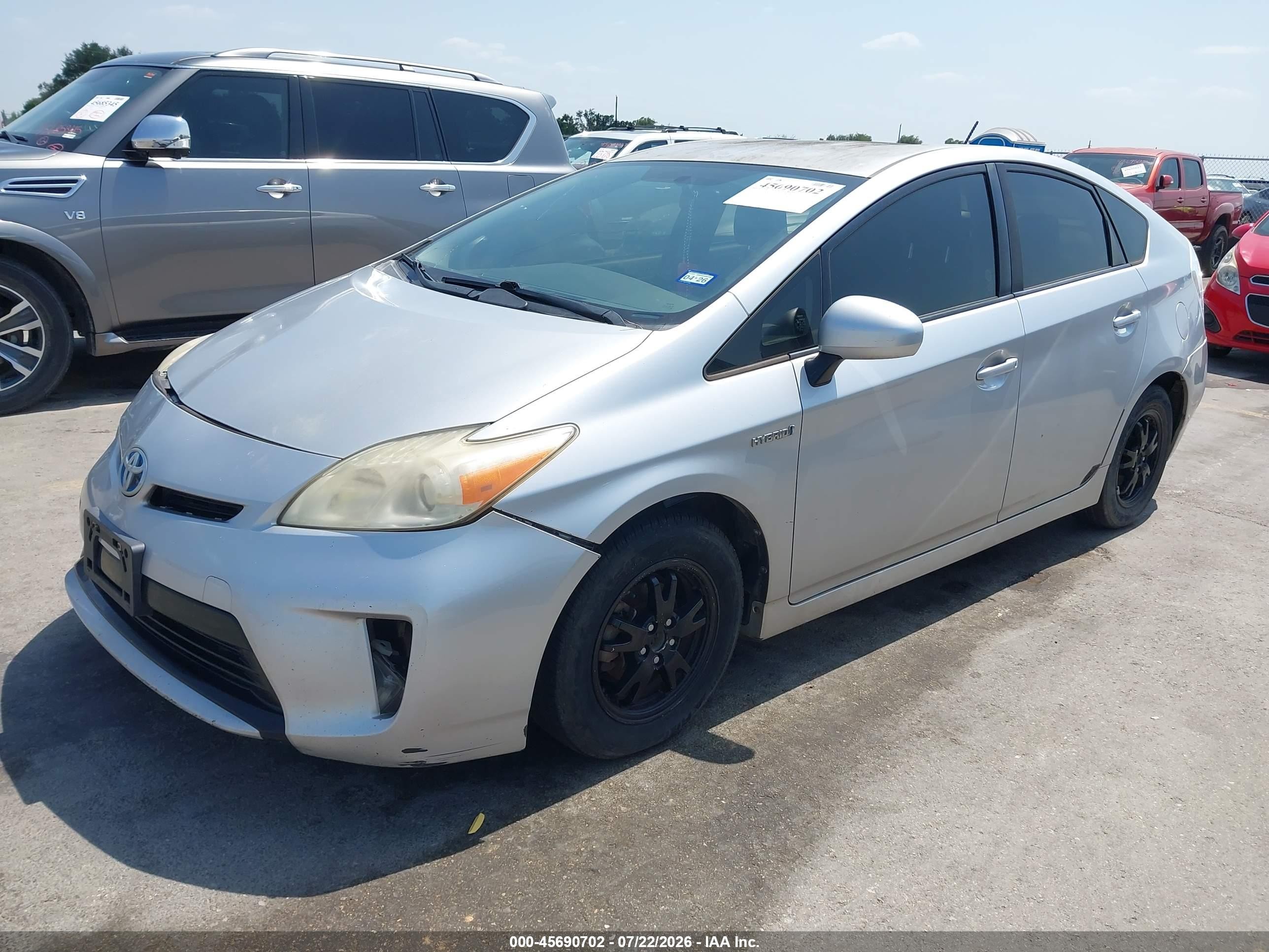 2012 Toyota Prius Three Silver vin: JTDKN3DU9C1614892