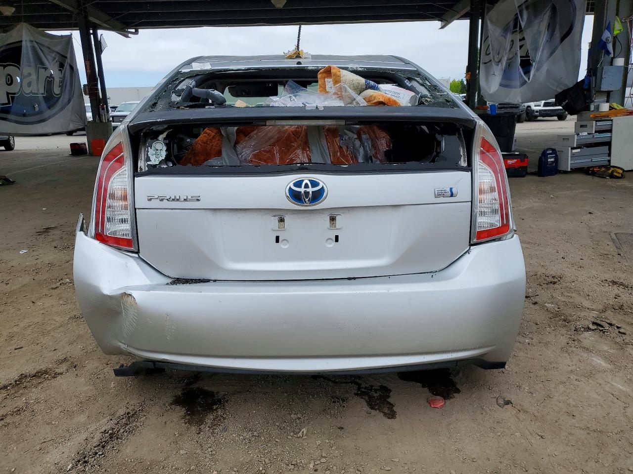 2012 Toyota Prius Two Silver vin: JTDKN3DU9C5379967
