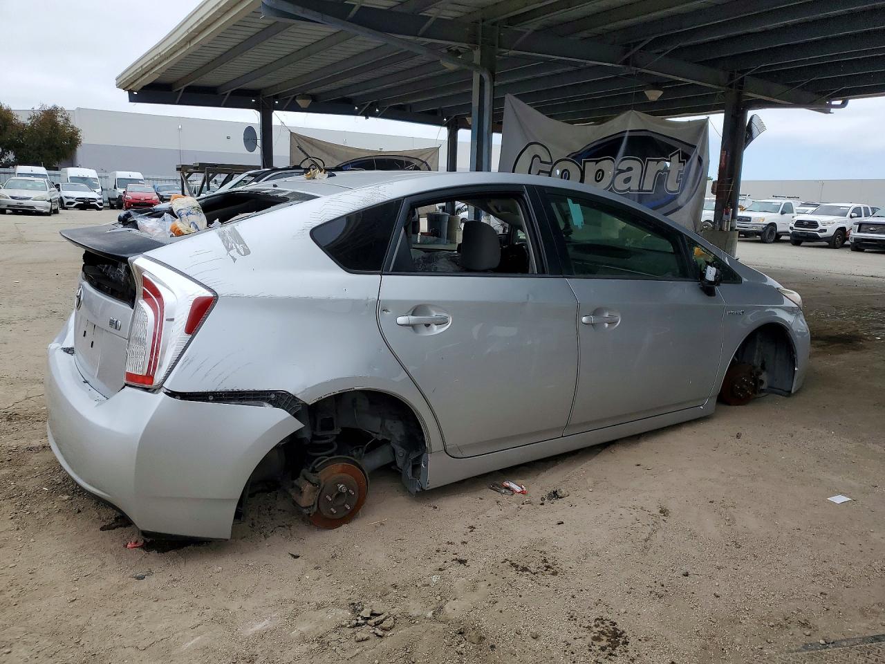2012 Toyota Prius Two Silver vin: JTDKN3DU9C5379967
