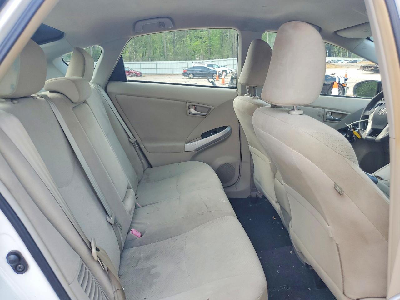 2012 Toyota Prius Two White vin: JTDKN3DU9C5415026