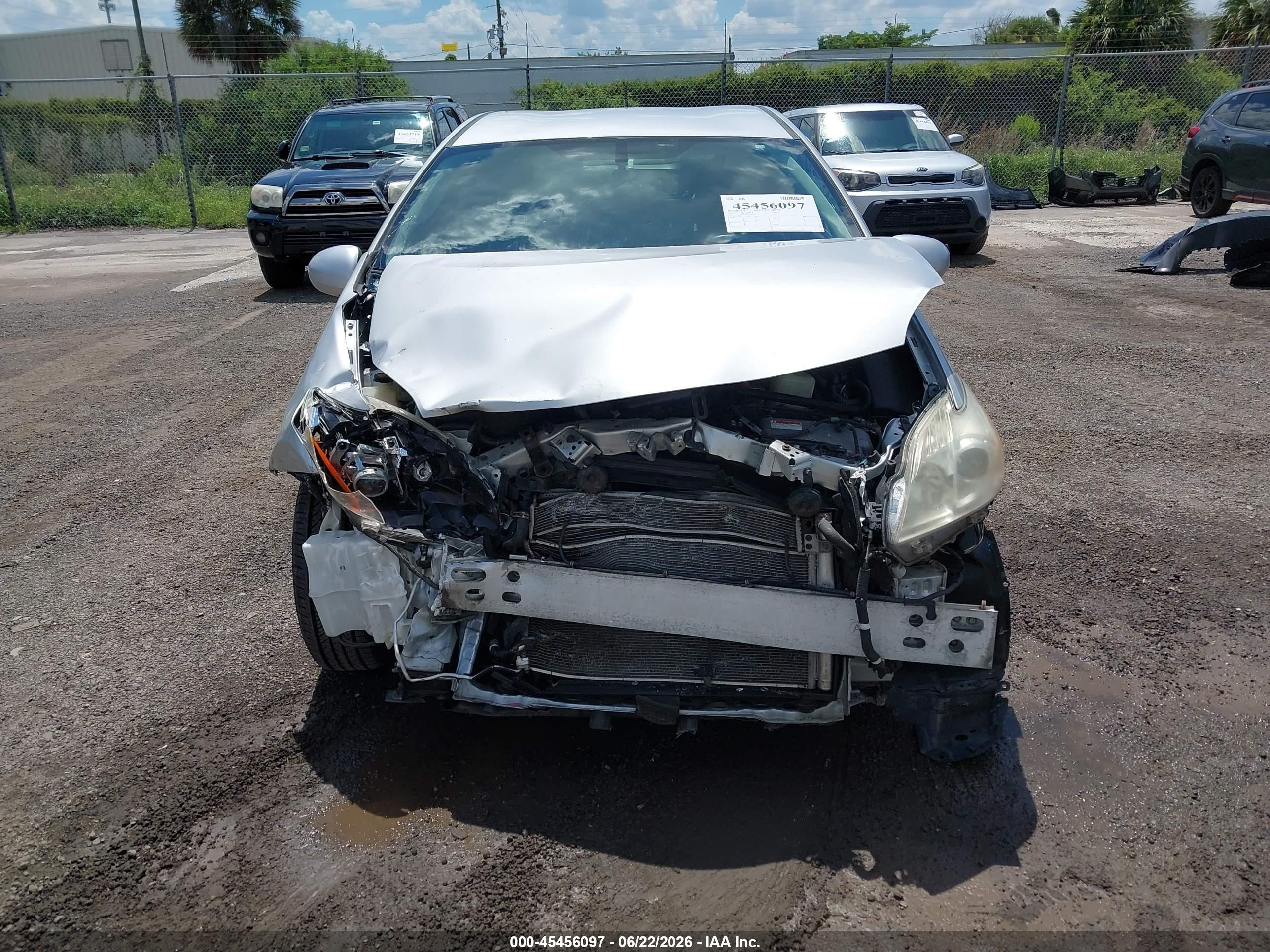 2012 Toyota Prius Four Silver vin: JTDKN3DU9C5436555