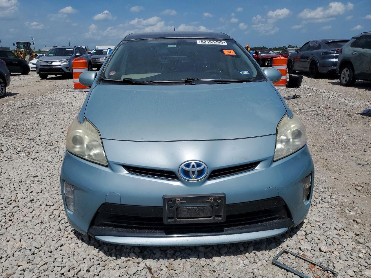 2012 Toyota Prius Three Blue vin: JTDKN3DU9C5483438