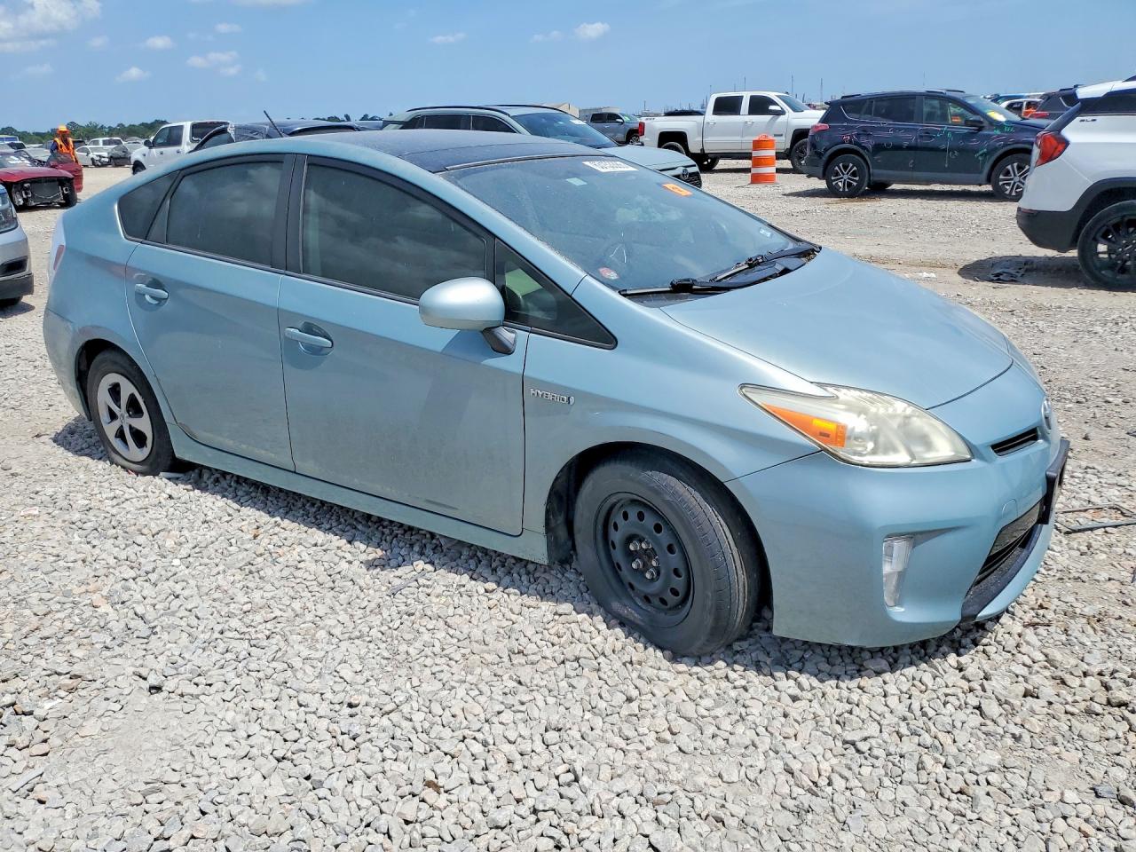 2012 Toyota Prius Three Blue vin: JTDKN3DU9C5483438