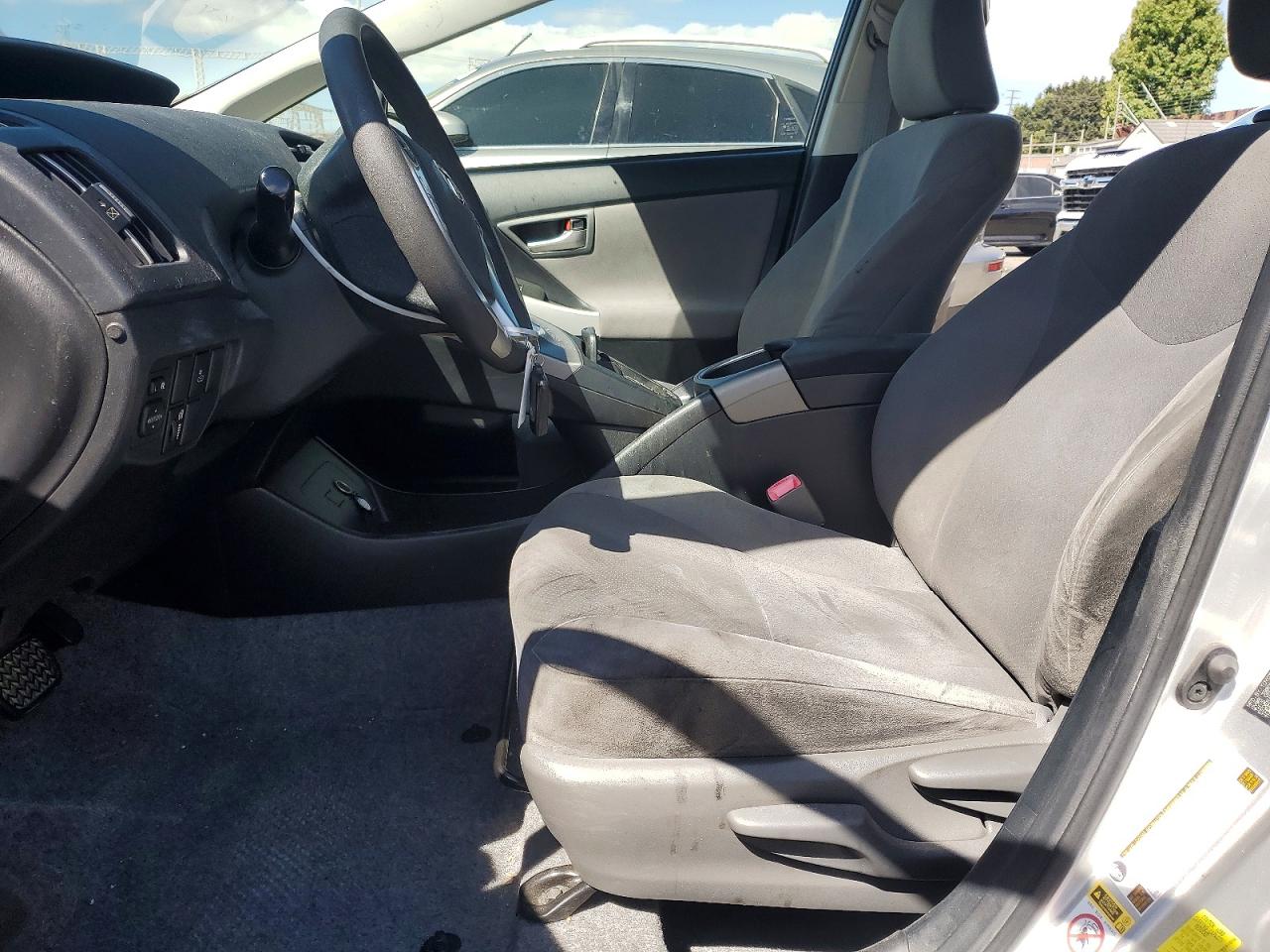 2012 Toyota Prius Three Silver vin: JTDKN3DU9C5484427