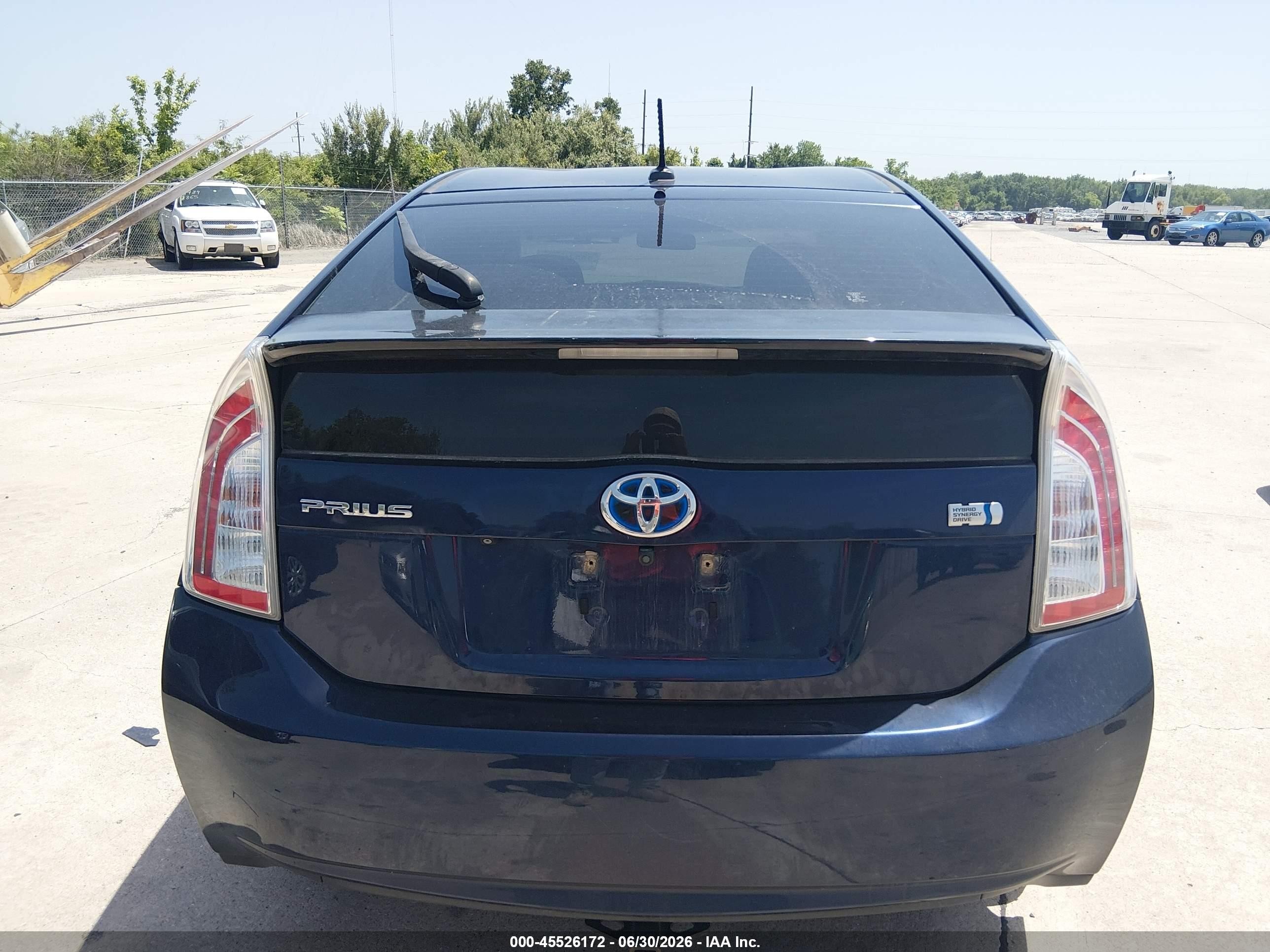 2013 Toyota Prius Three Синий vin: JTDKN3DU9D0340682