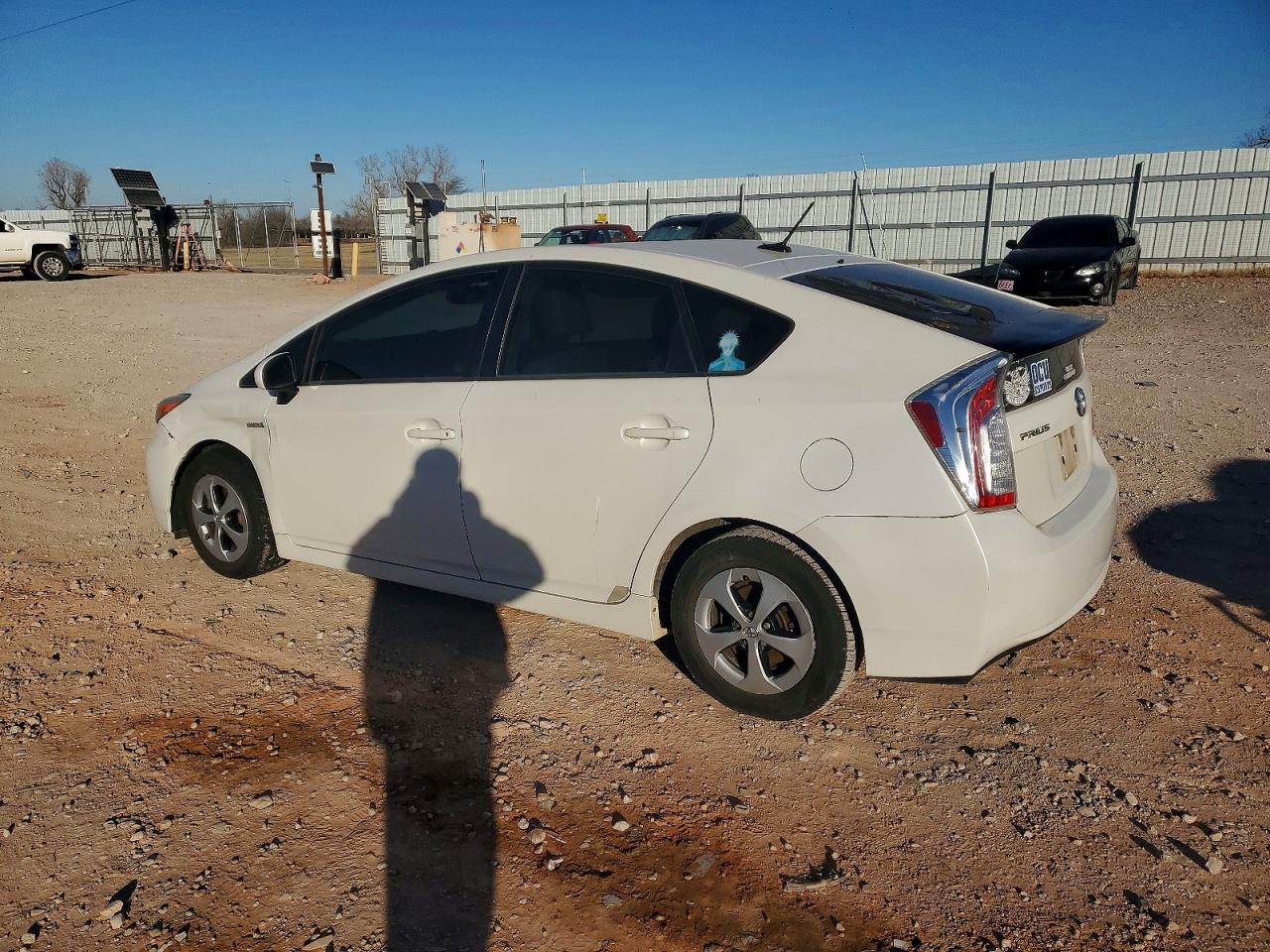 2013 Toyota Prius White vin: JTDKN3DU9D0342786