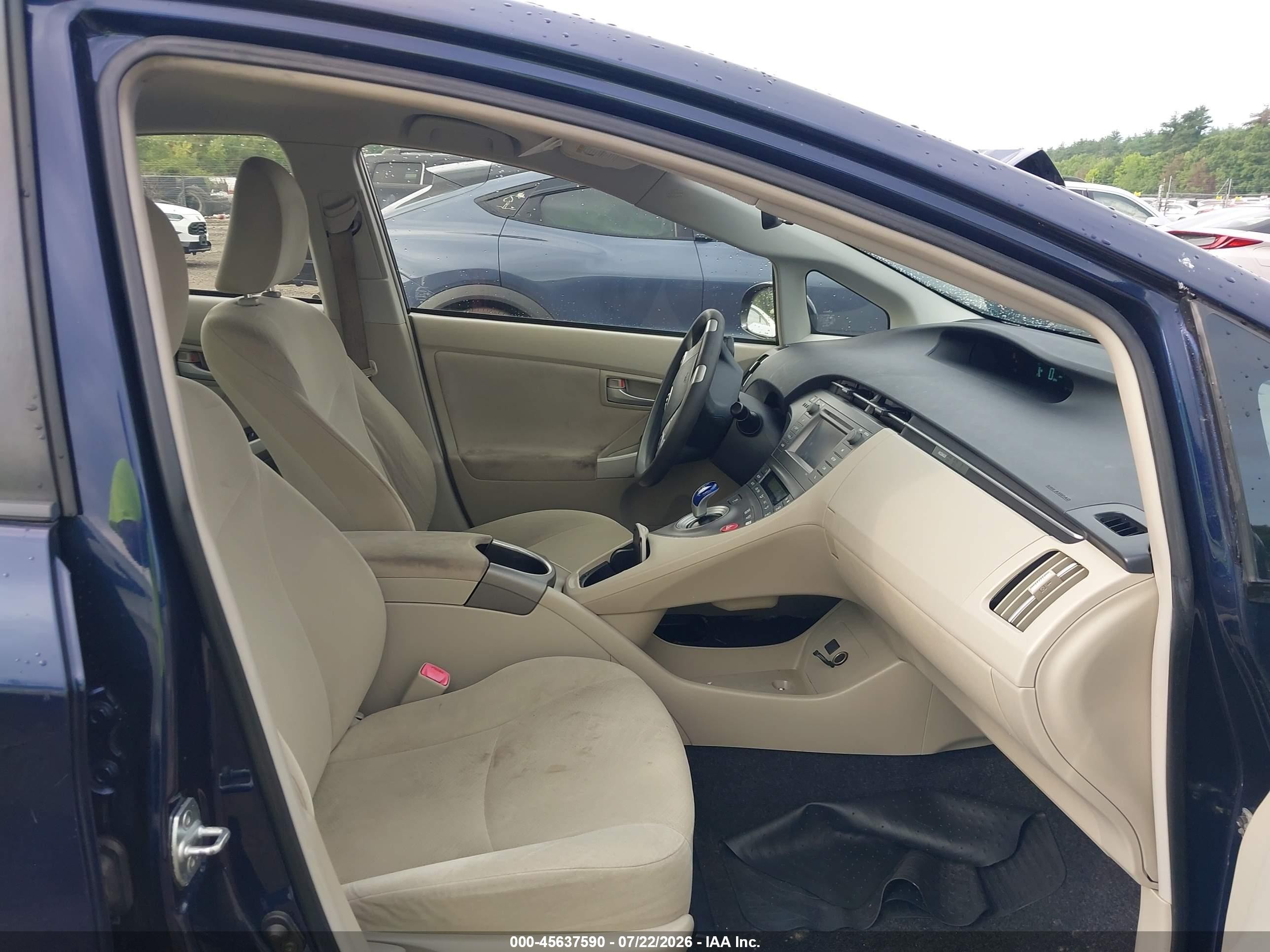 2013 Toyota Prius Two Blue vin: JTDKN3DU9D0351343