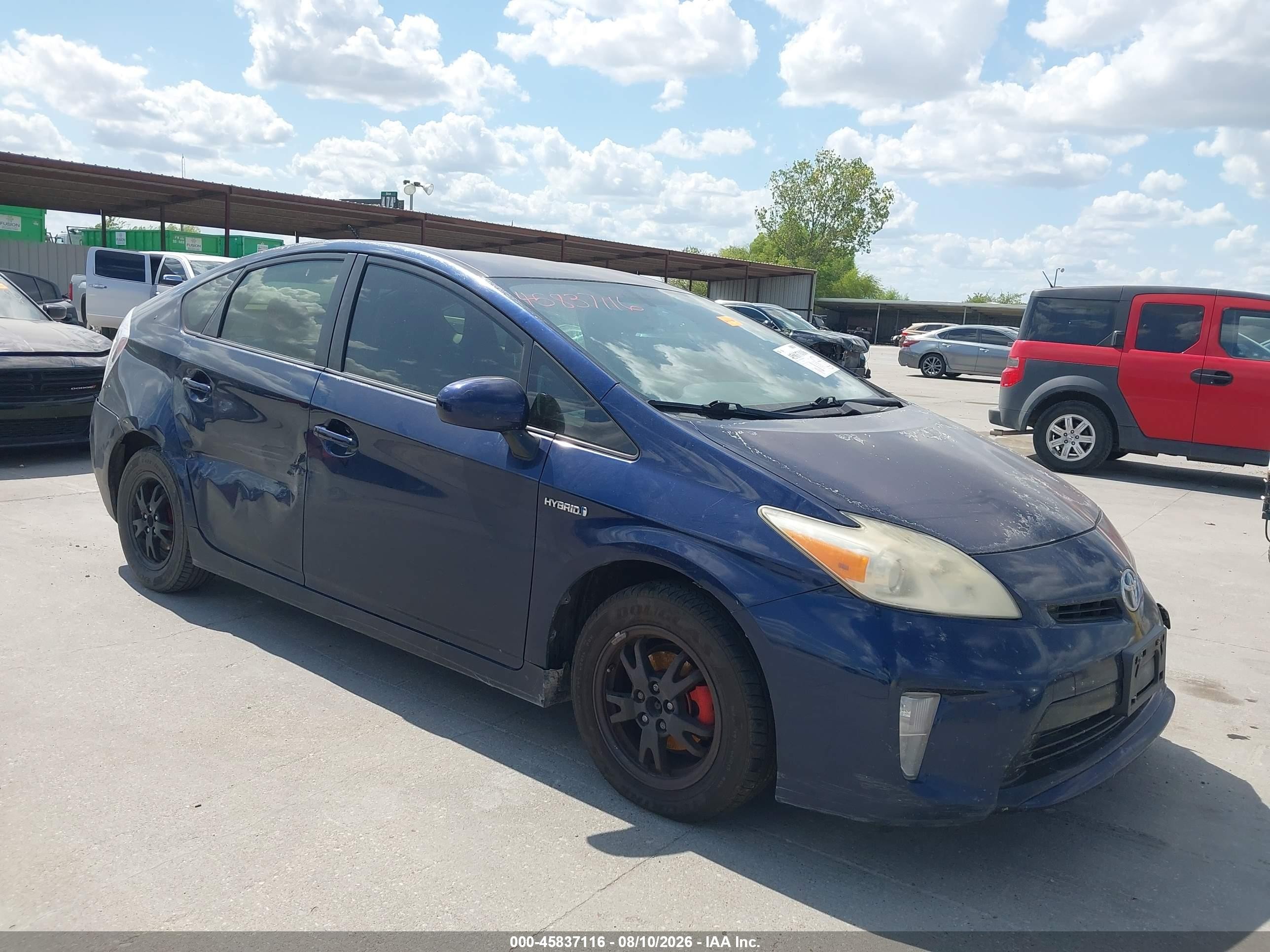 2013 Toyota Prius Four Blue vin: JTDKN3DU9D1625568